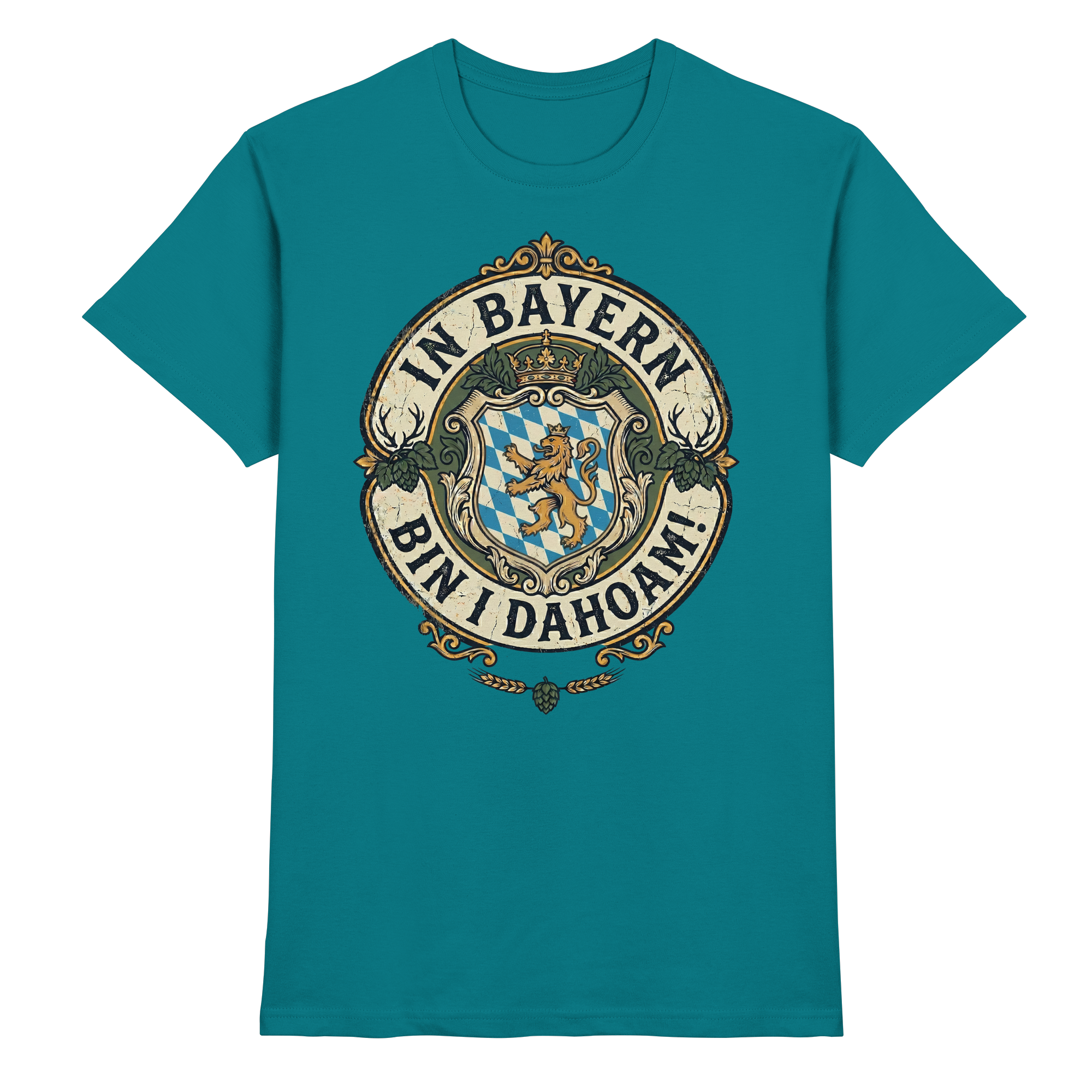 IN BAYERN BIN I DAHOAM! - Premium Shirt