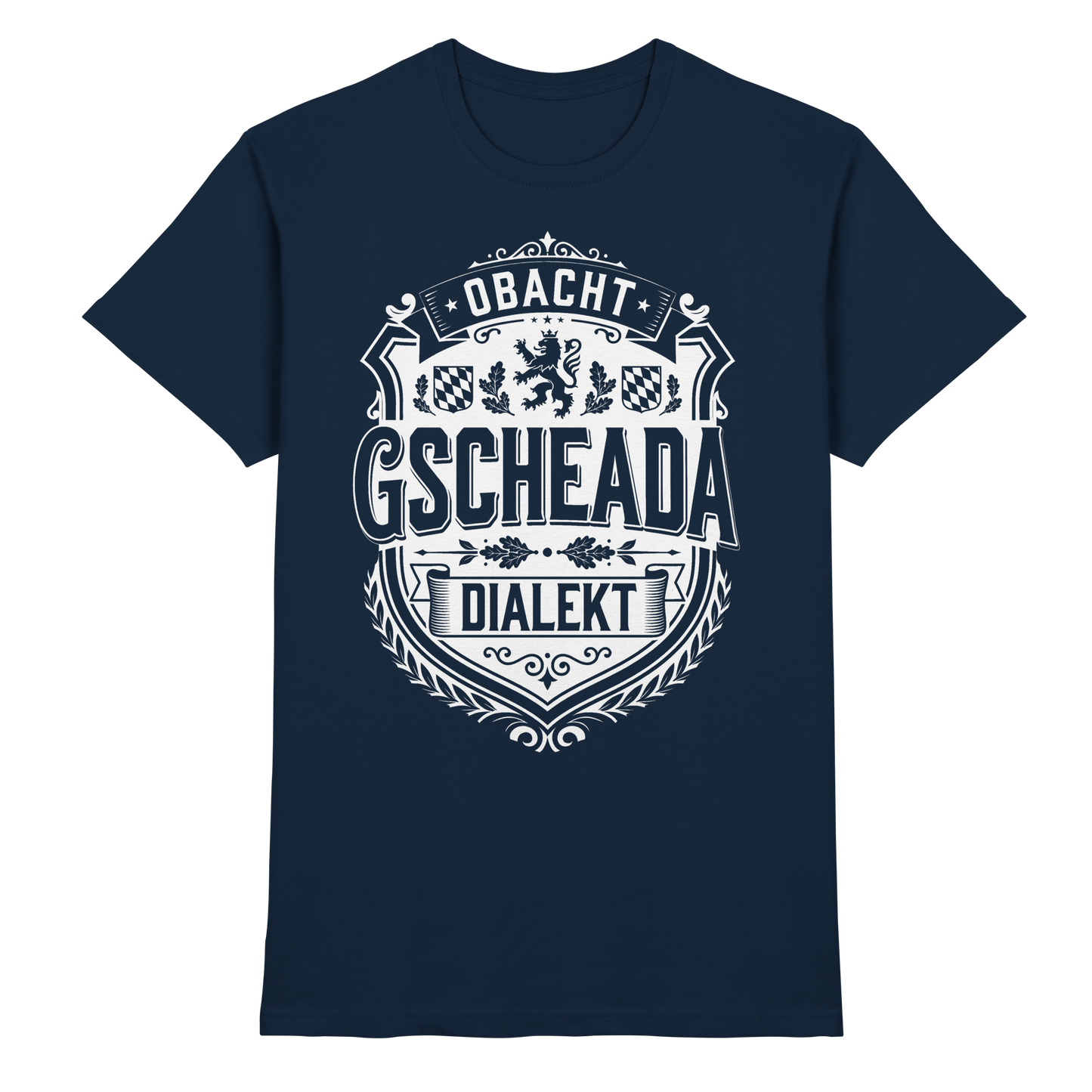 OBACHT GSCHEADA DIALEKT - Premium Shirt
