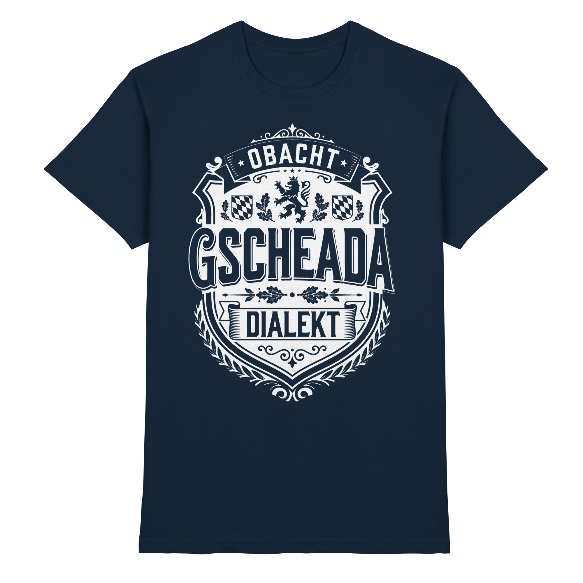 OBACHT GSCHEADA DIALEKT - Premium Shirt