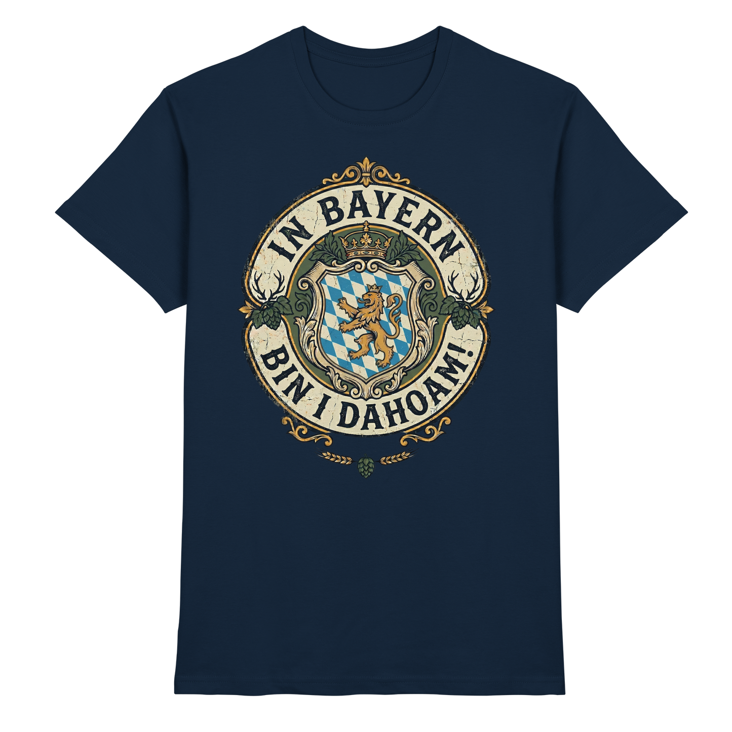 IN BAYERN BIN I DAHOAM! - Premium Shirt