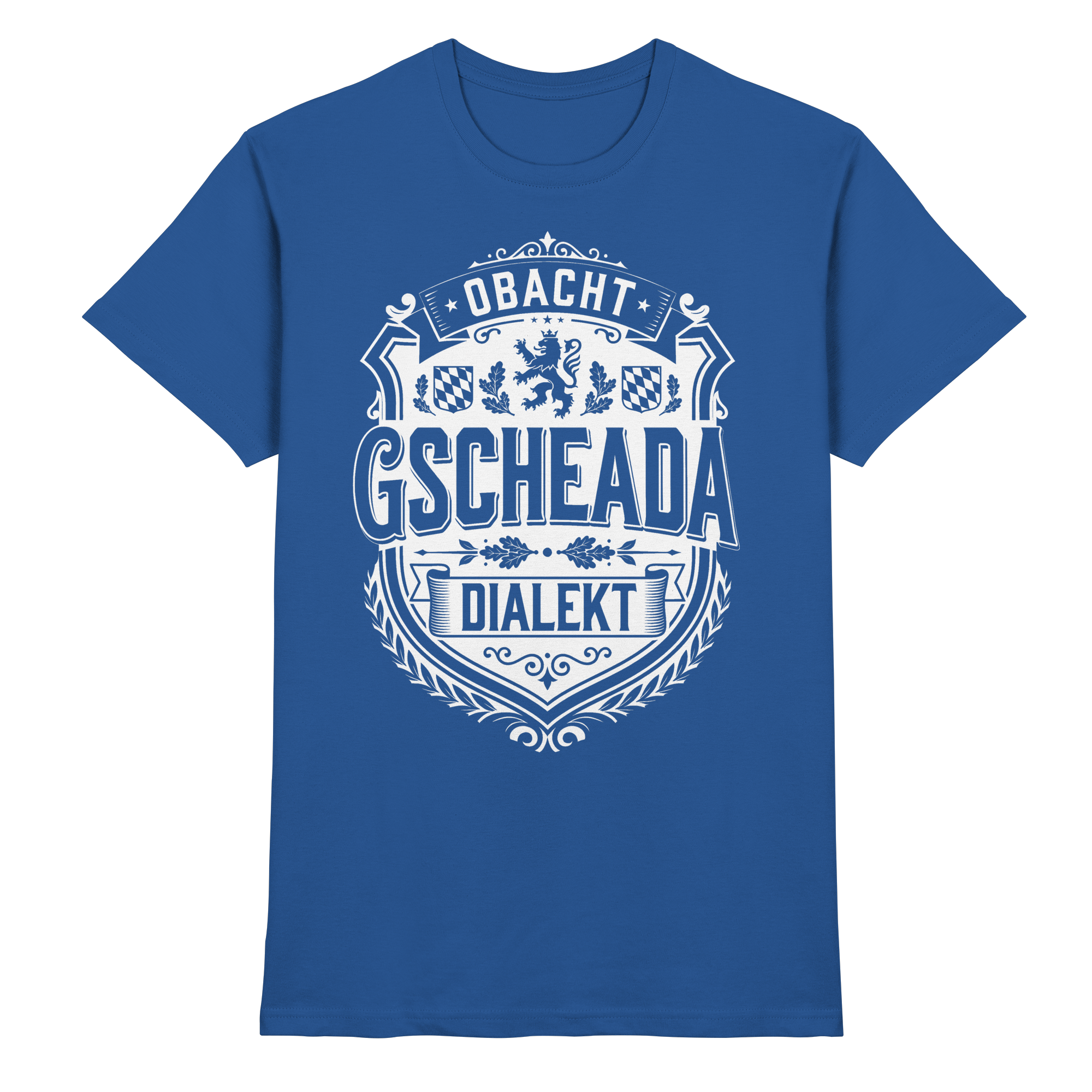 OBACHT GSCHEADA DIALEKT - Premium Shirt