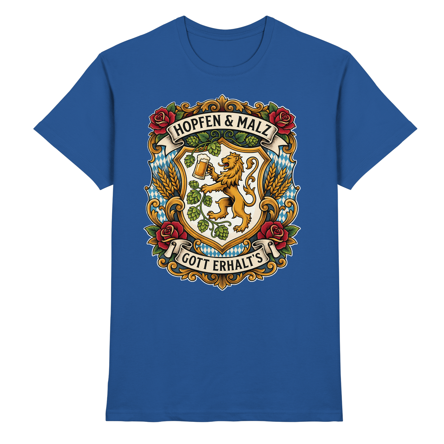 HOPFEN & MALZ - GOTT ERHALT`S - Premium Shirt