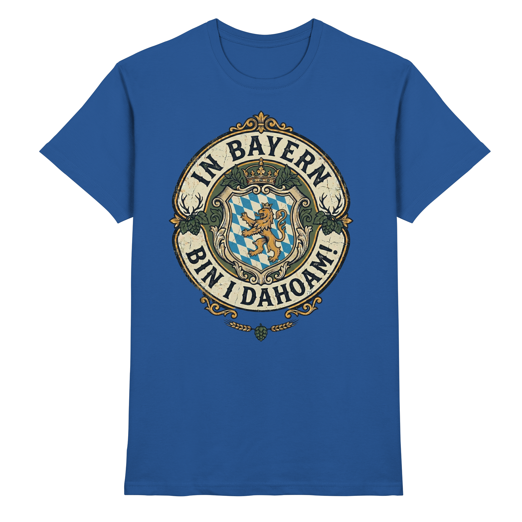 IN BAYERN BIN I DAHOAM! - Premium Shirt