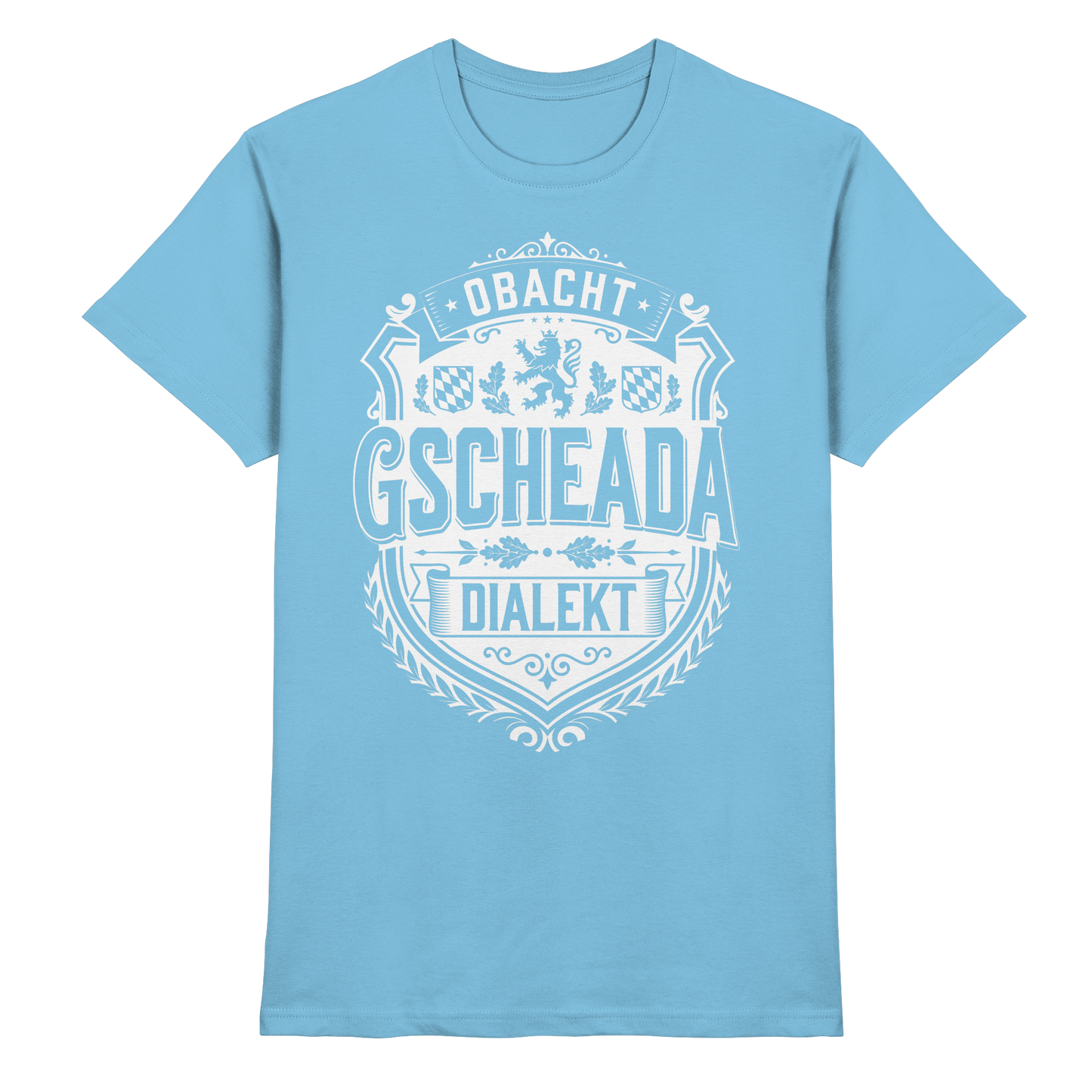 OBACHT GSCHEADA DIALEKT - Premium Shirt