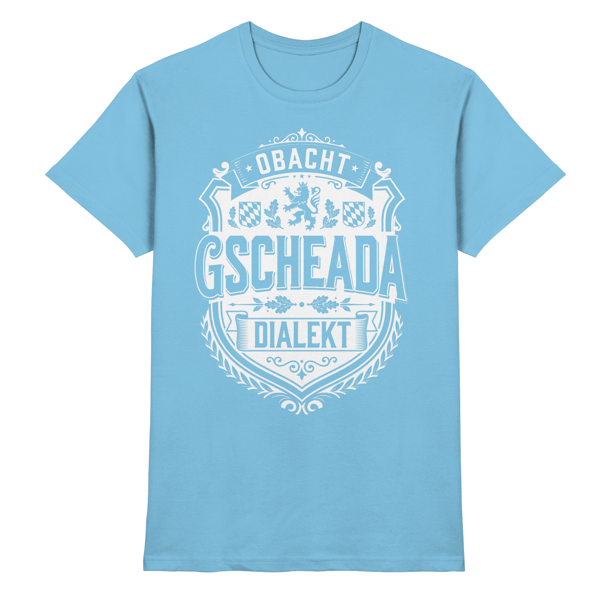 OBACHT GSCHEADA DIALEKT - Premium Shirt