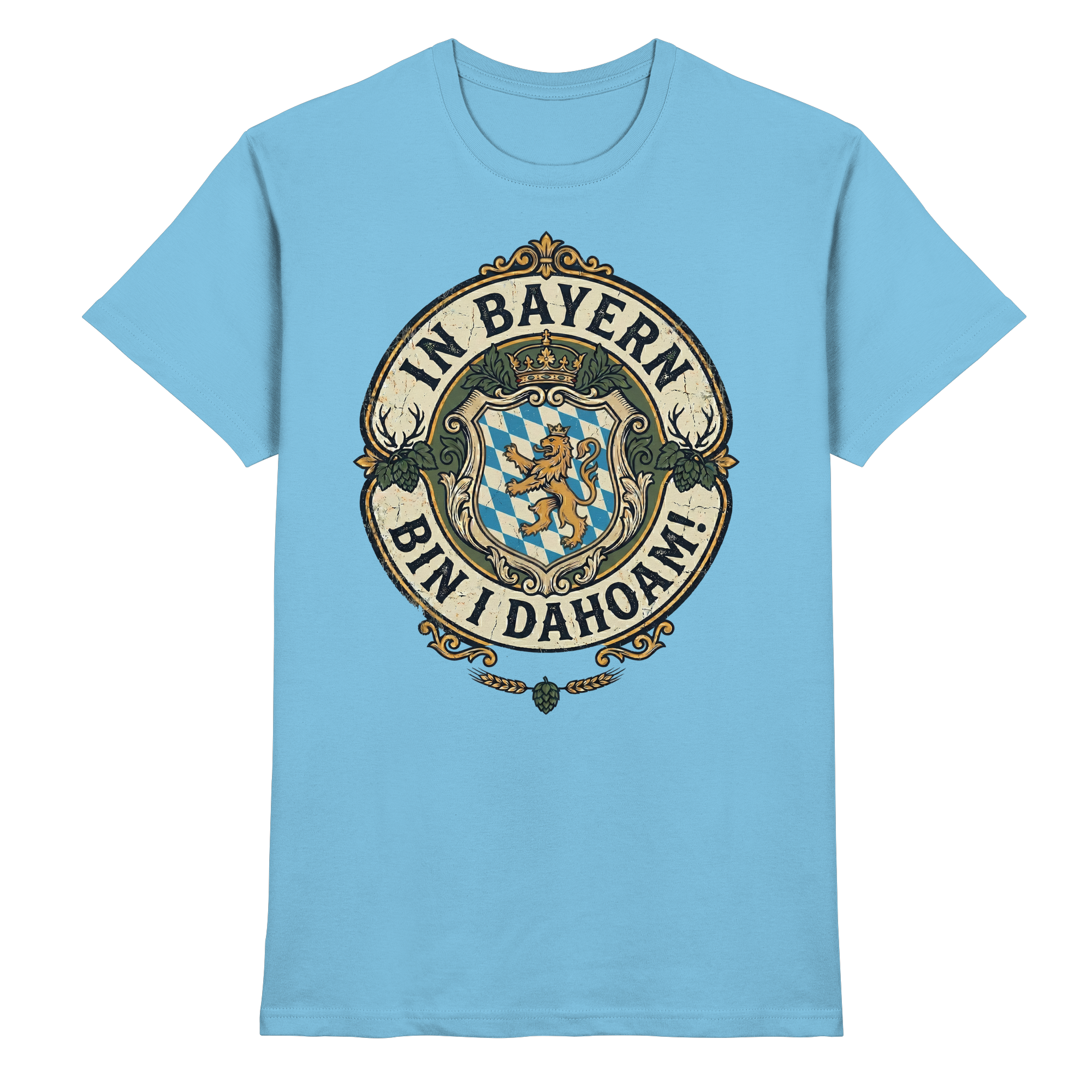 IN BAYERN BIN I DAHOAM! - Premium Shirt