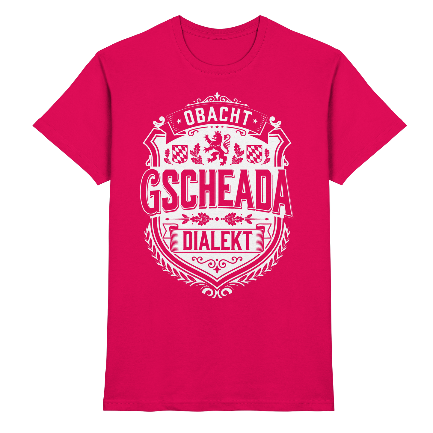 OBACHT GSCHEADA DIALEKT - Premium Shirt