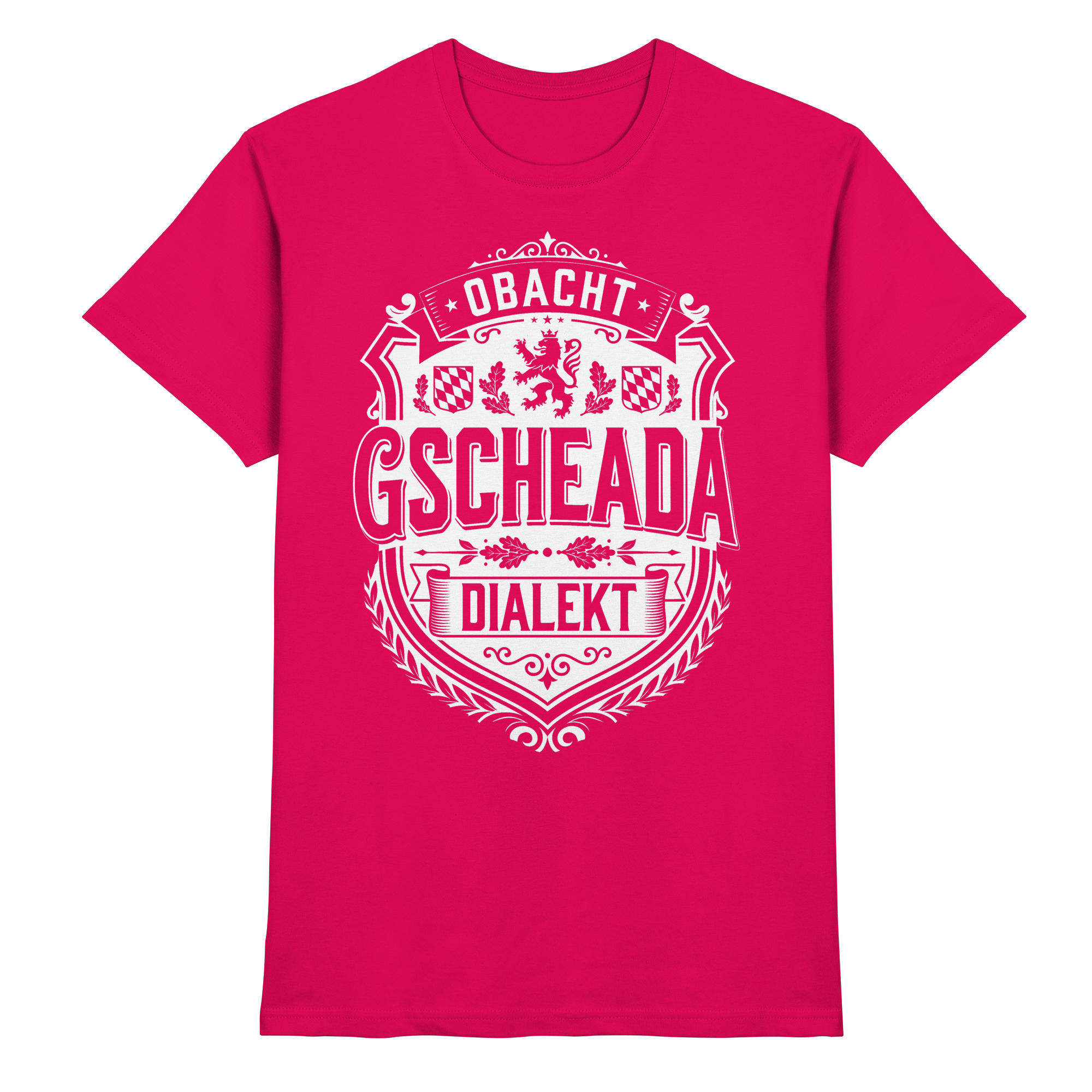 OBACHT GSCHEADA DIALEKT - Premium Shirt