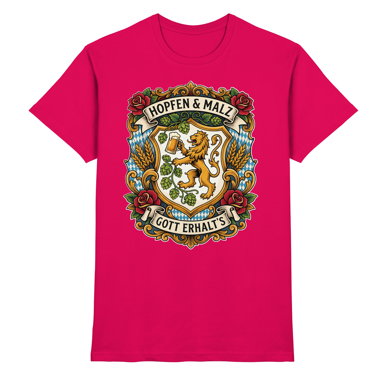 HOPFEN & MALZ - GOTT ERHALT`S - Premium Shirt
