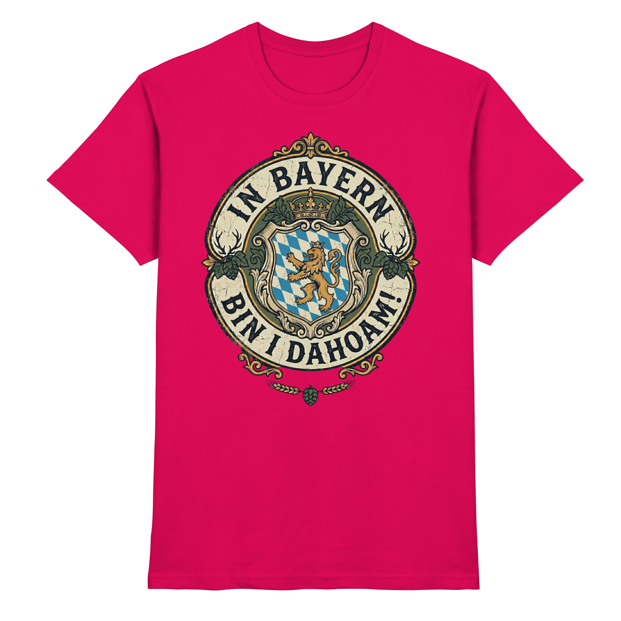 IN BAYERN BIN I DAHOAM! - Premium Shirt
