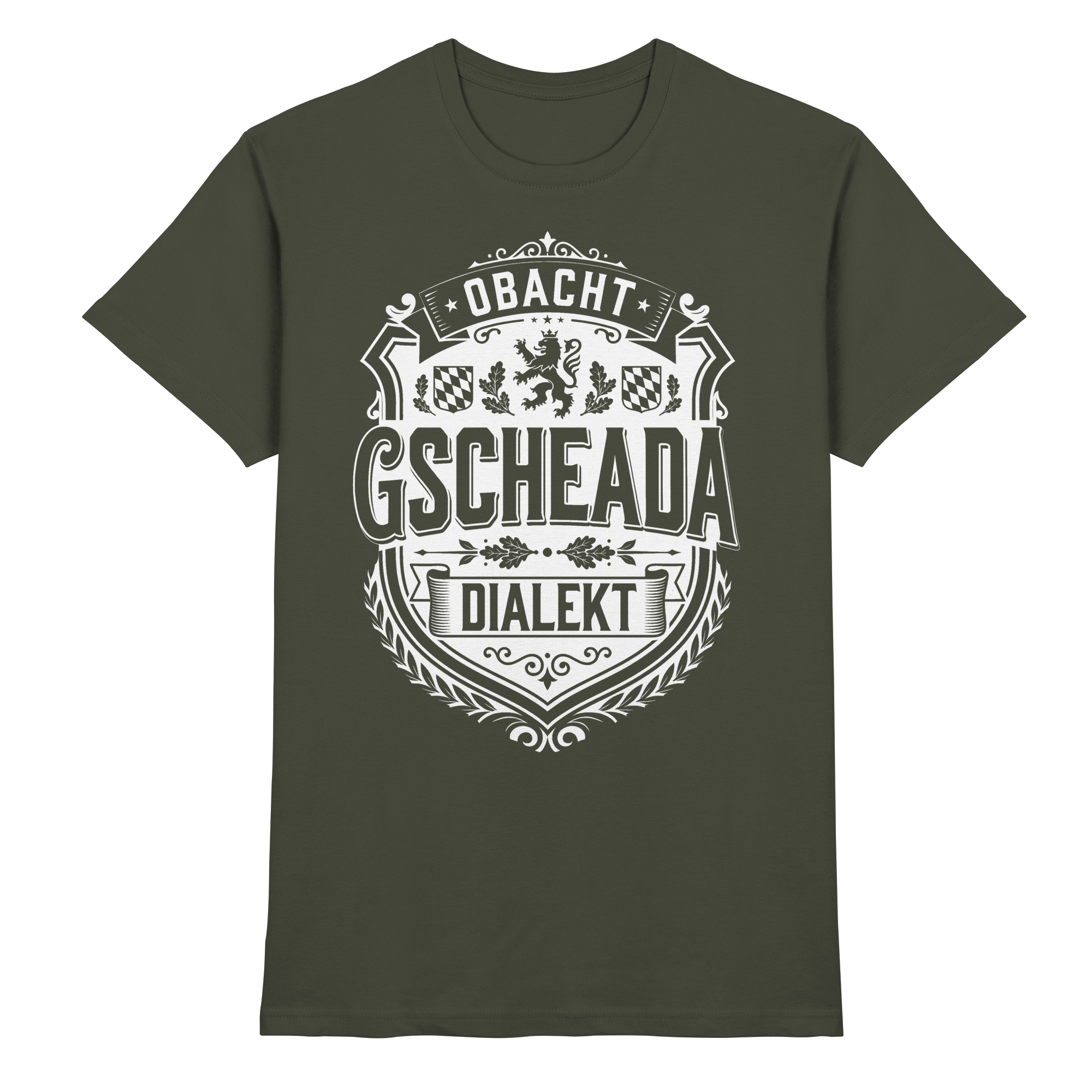 OBACHT GSCHEADA DIALEKT - Premium Shirt