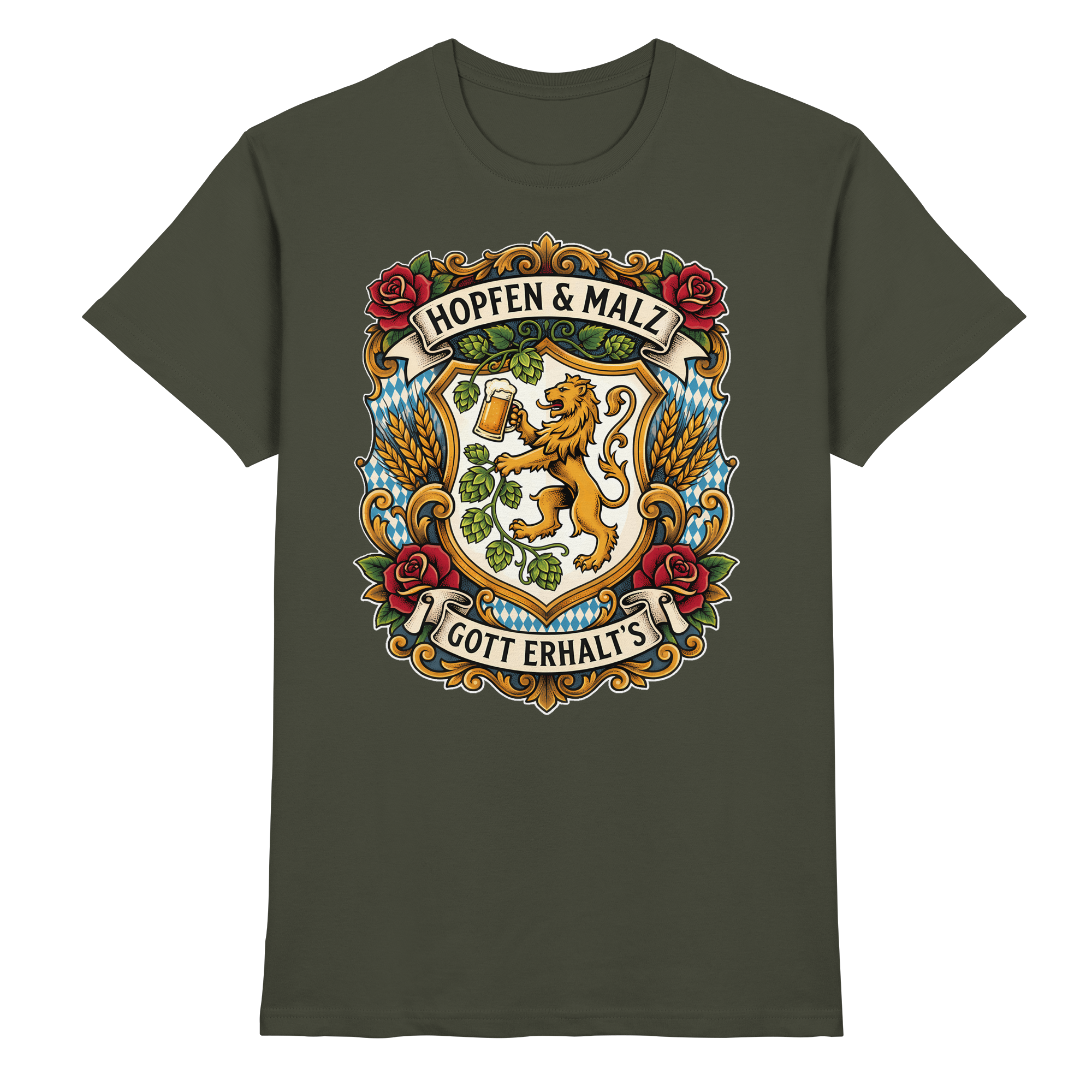 HOPFEN & MALZ - GOTT ERHALT`S - Premium Shirt