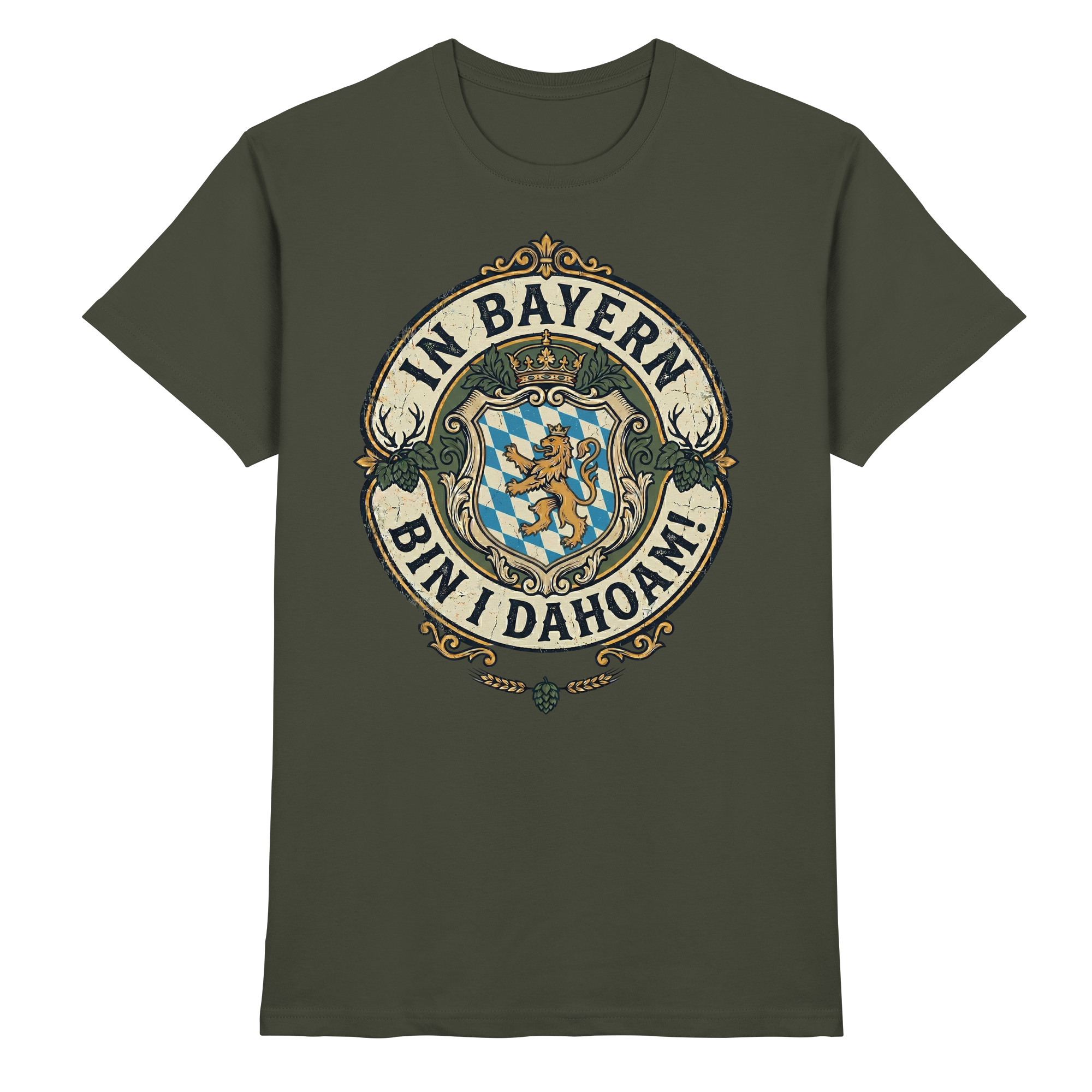 IN BAYERN BIN I DAHOAM! - Premium Shirt