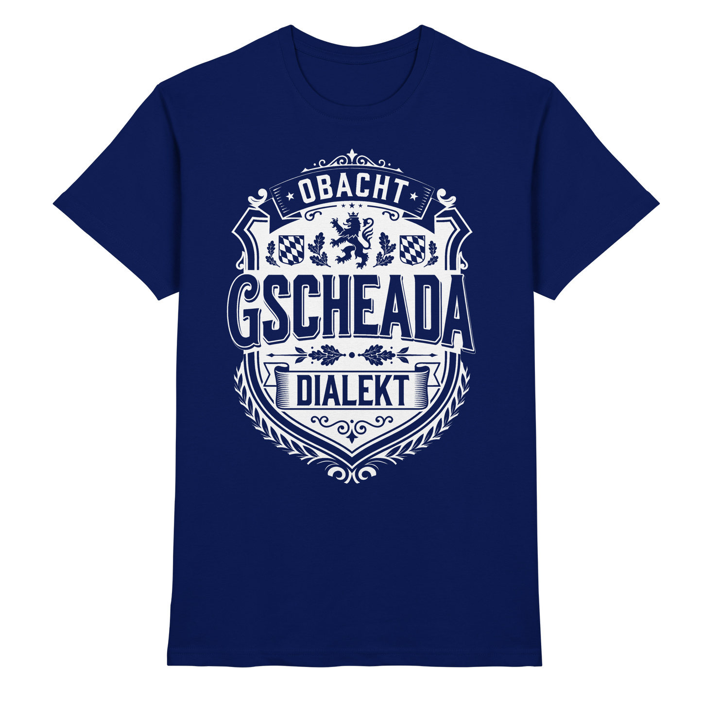 OBACHT GSCHEADA DIALEKT - Premium Shirt