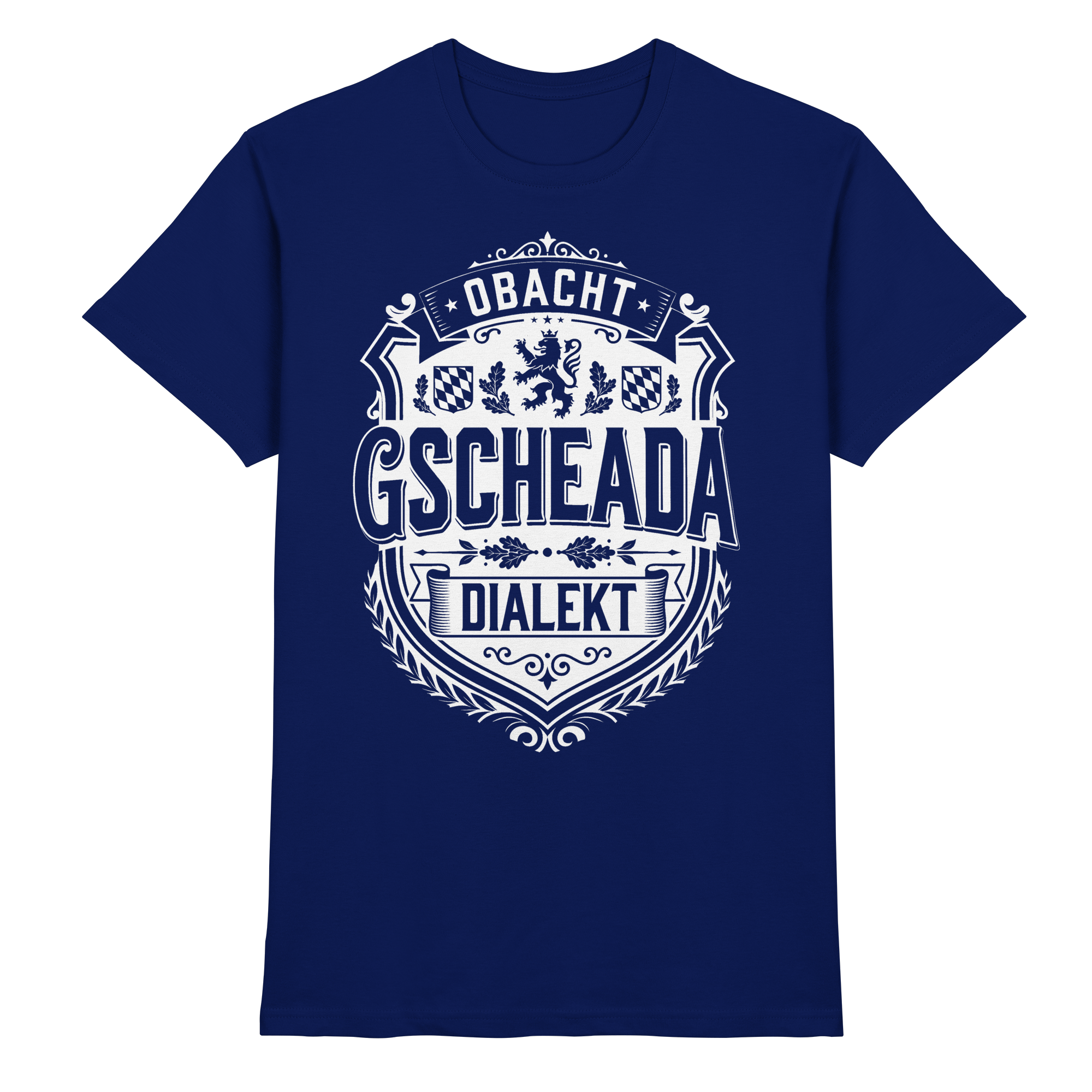 OBACHT GSCHEADA DIALEKT - Premium Shirt