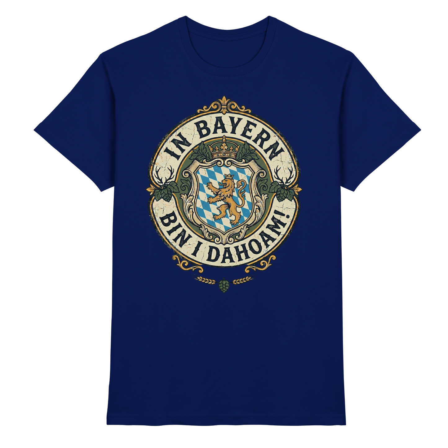 IN BAYERN BIN I DAHOAM! - Premium Shirt