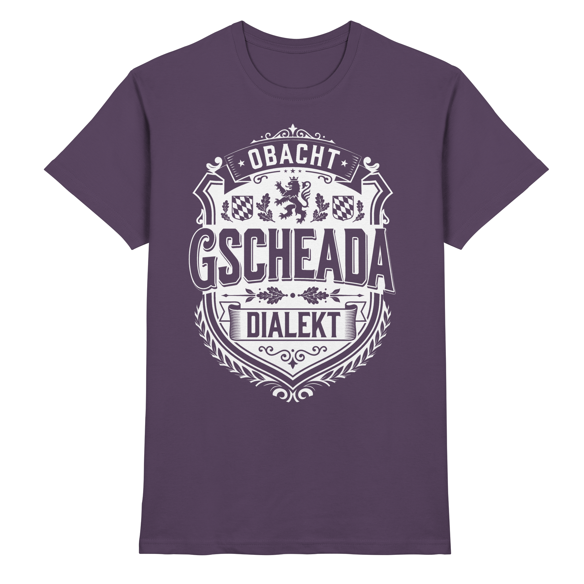 OBACHT GSCHEADA DIALEKT - Premium Shirt
