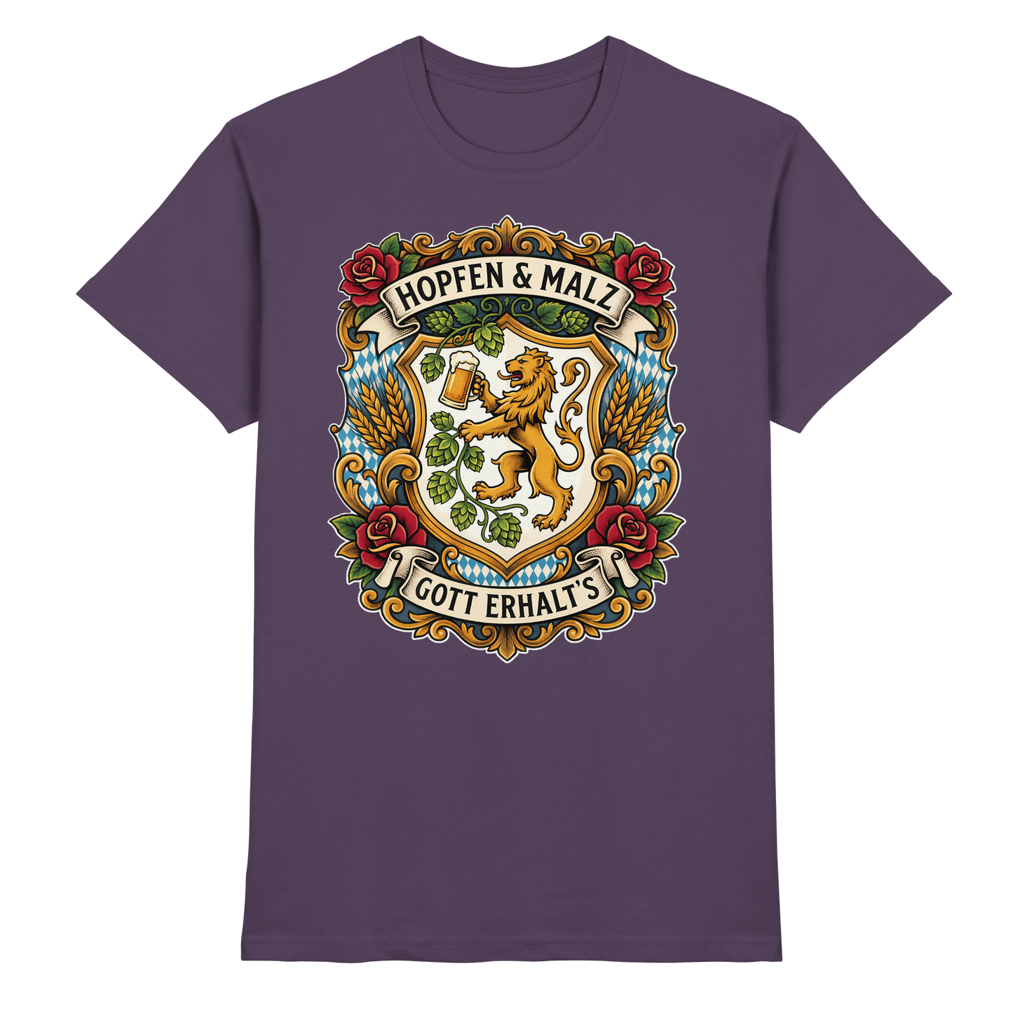 HOPFEN & MALZ - GOTT ERHALT`S - Premium Shirt