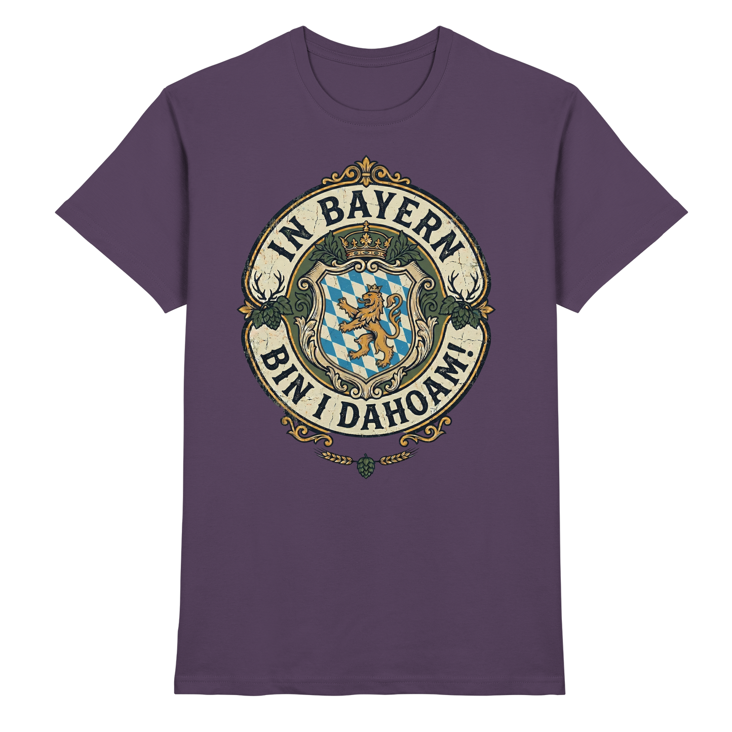IN BAYERN BIN I DAHOAM! - Premium Shirt