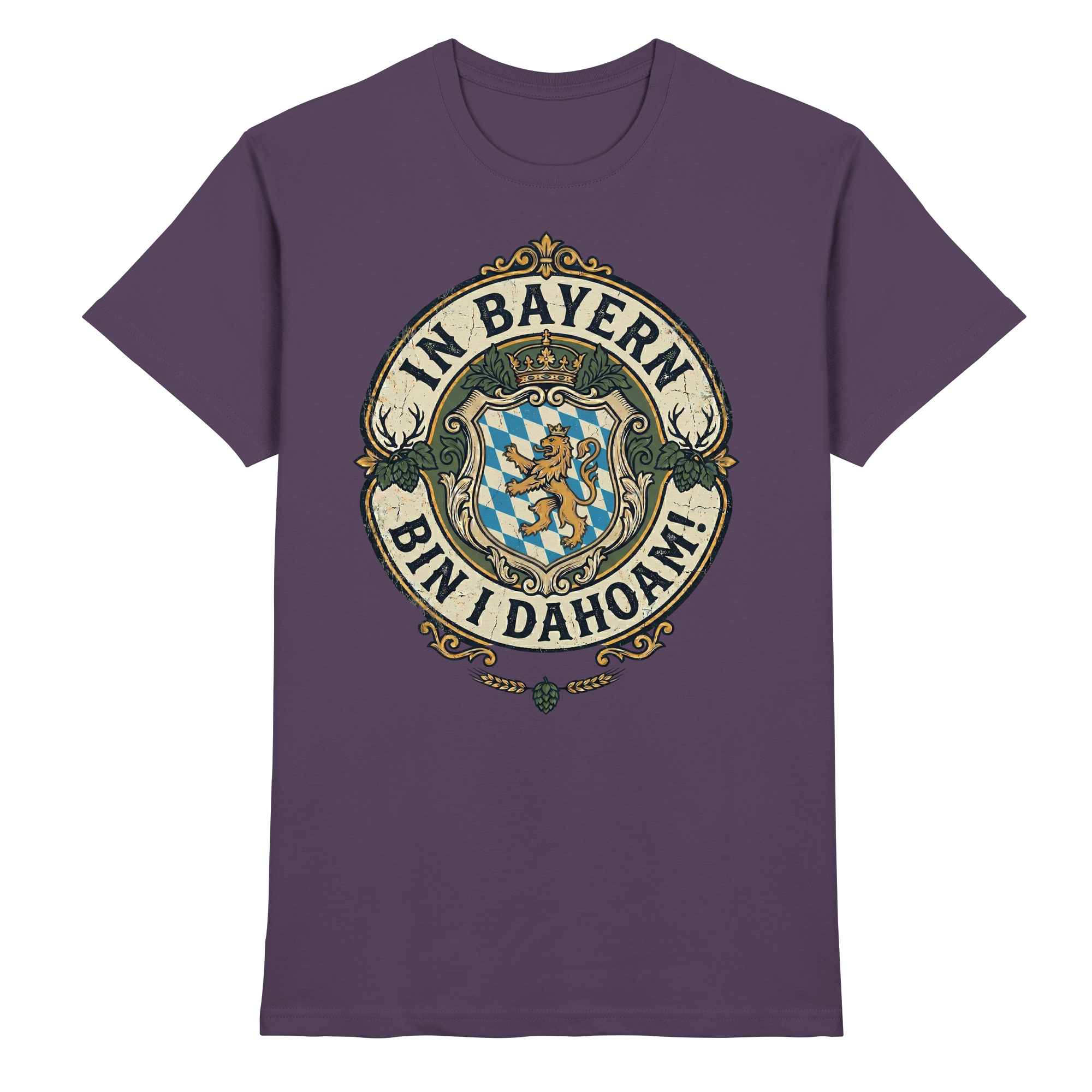 IN BAYERN BIN I DAHOAM! - Premium Shirt