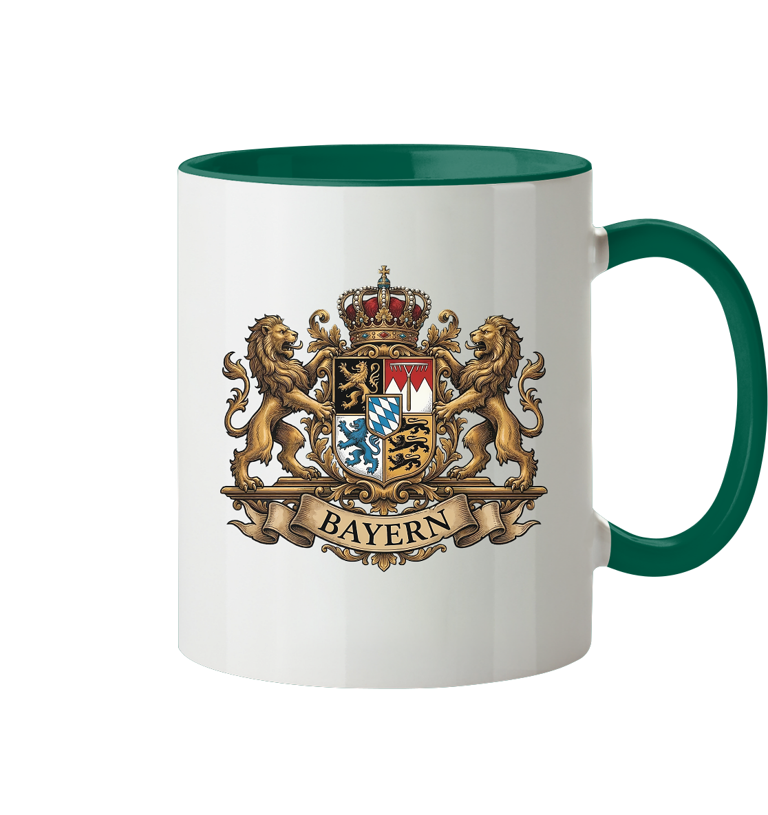 BAYERN - Tasse zweifarbig - BayrischerHumor