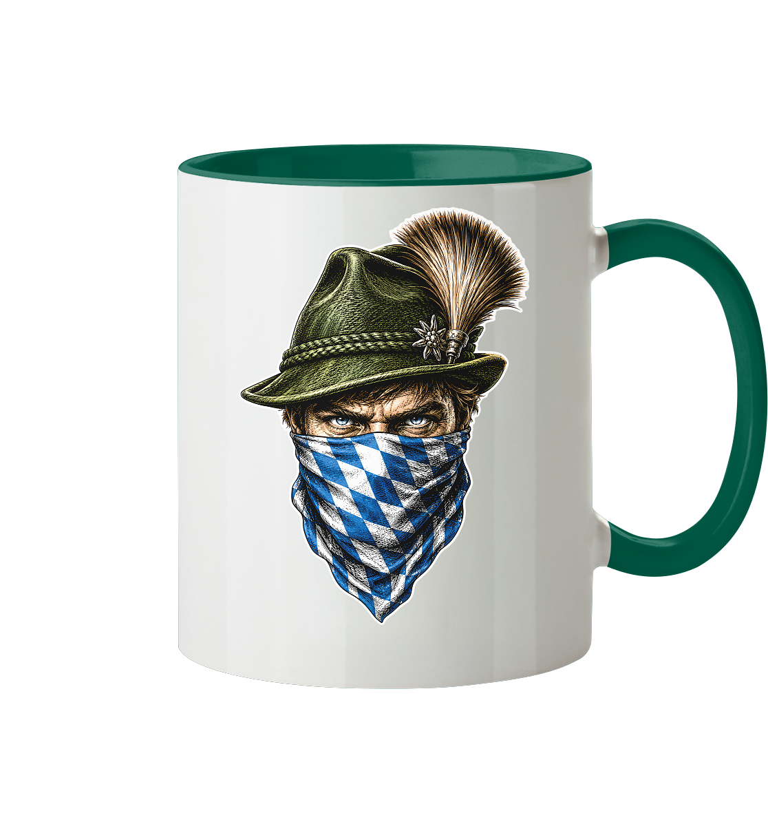 Bayerischer Bandit - Tasse zweifarbig