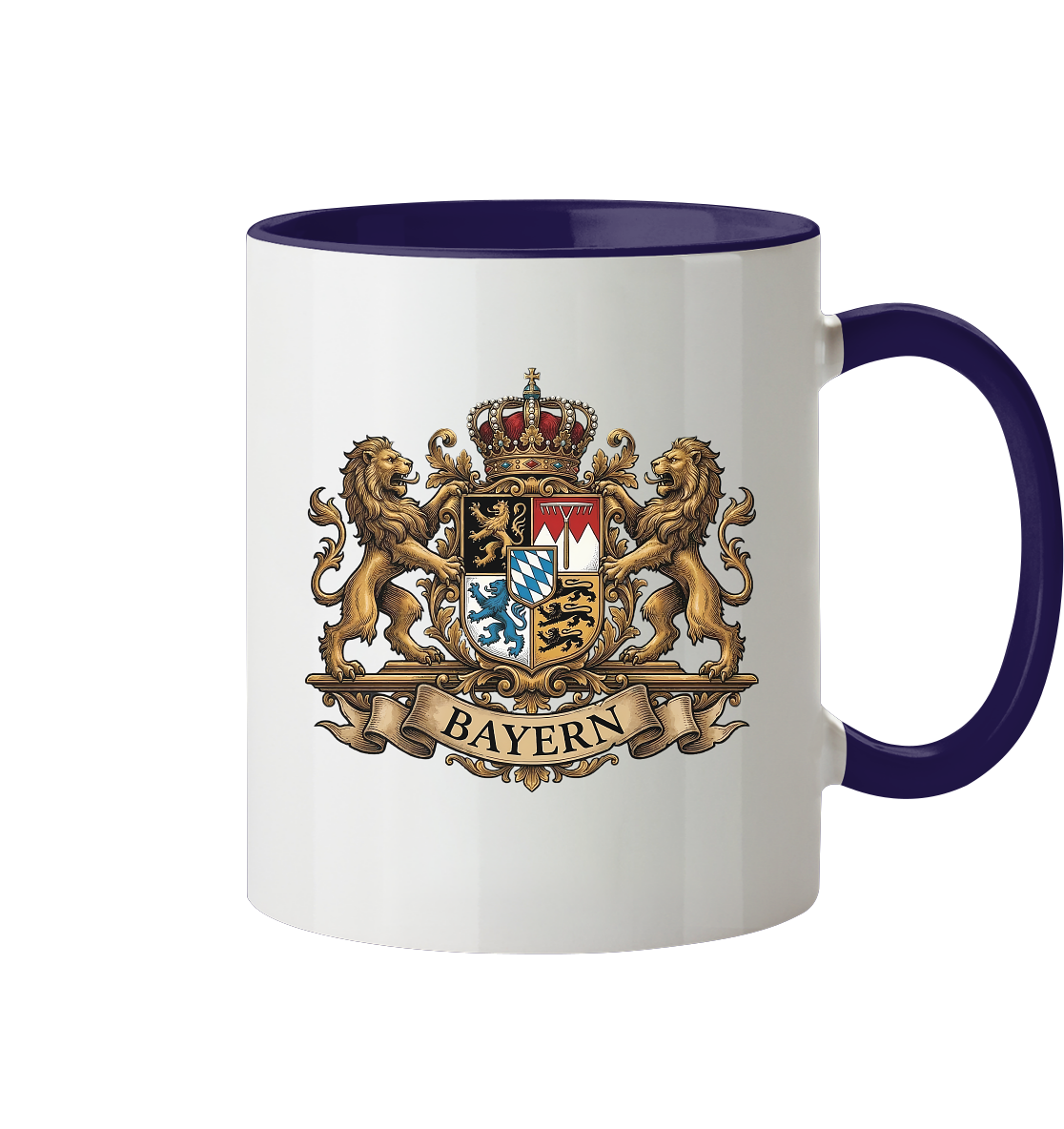 BAYERN - Tasse zweifarbig - BayrischerHumor