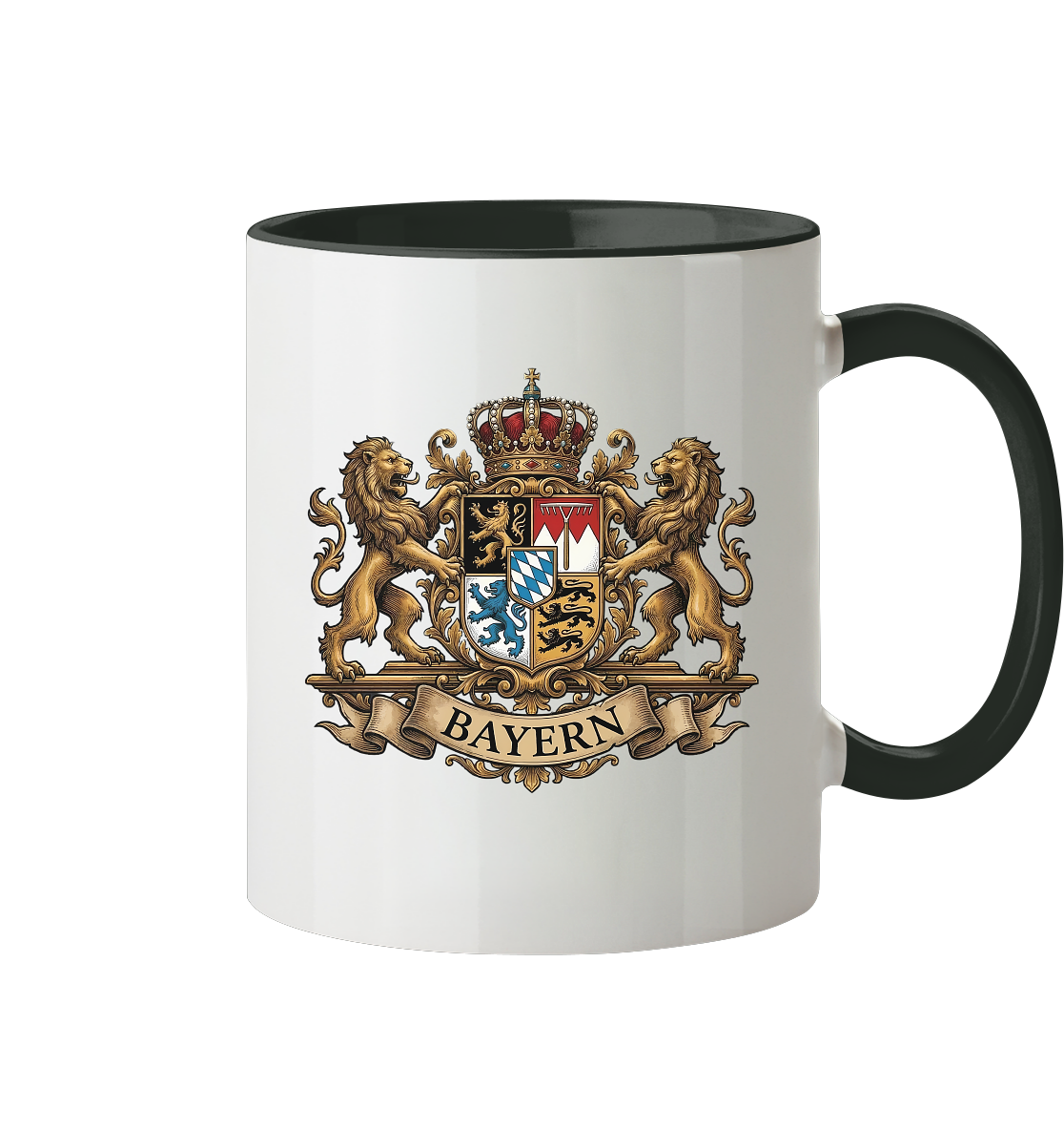 BAYERN - Tasse zweifarbig - BayrischerHumor