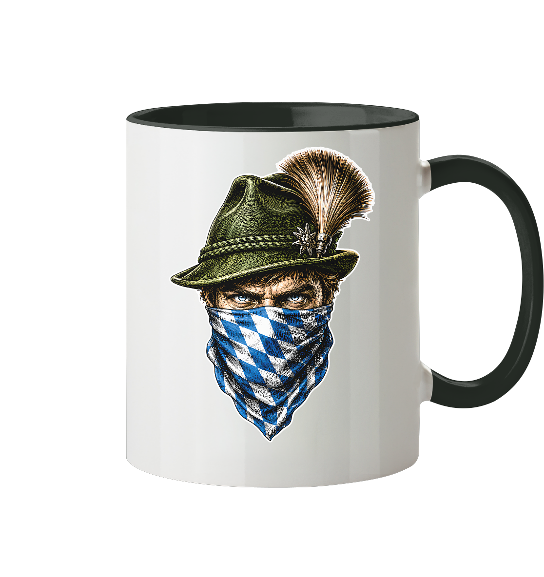 Bayerischer Bandit - Tasse zweifarbig
