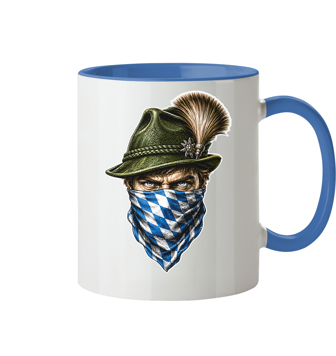 Bayerischer Bandit - Tasse zweifarbig