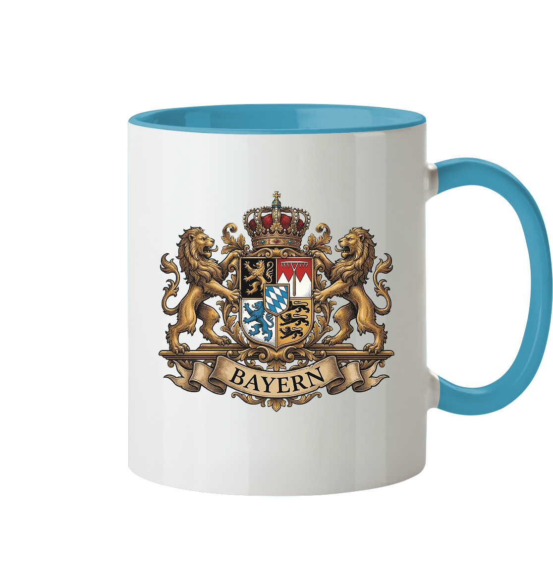 BAYERN - Tasse zweifarbig - BayrischerHumor