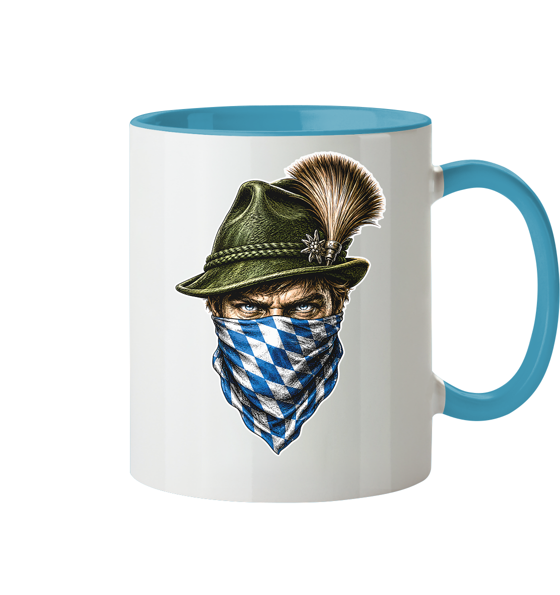 Bayerischer Bandit - Tasse zweifarbig