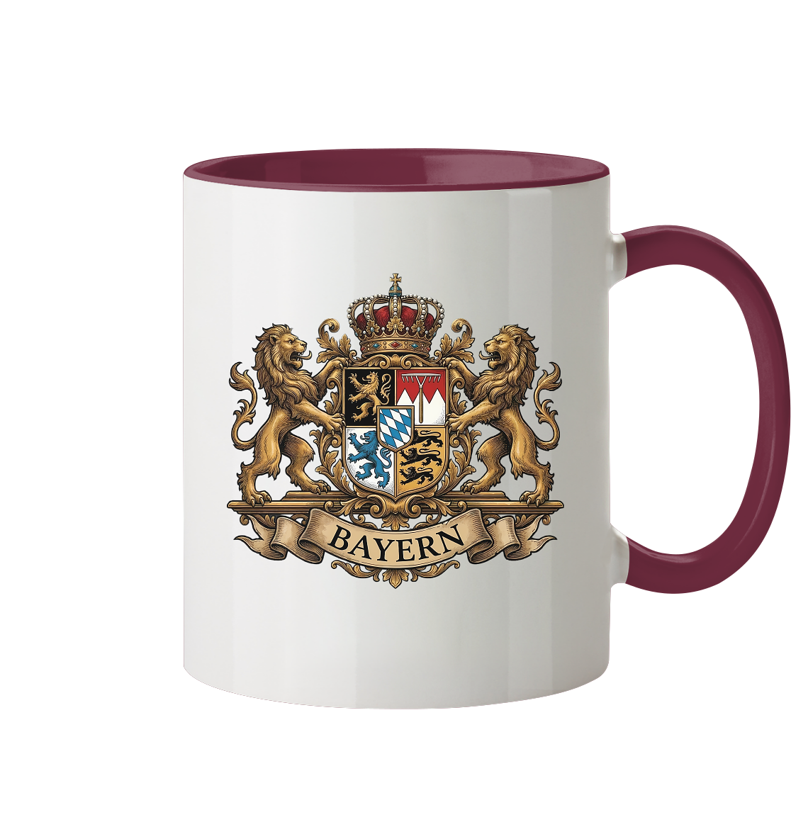 BAYERN - Tasse zweifarbig - BayrischerHumor