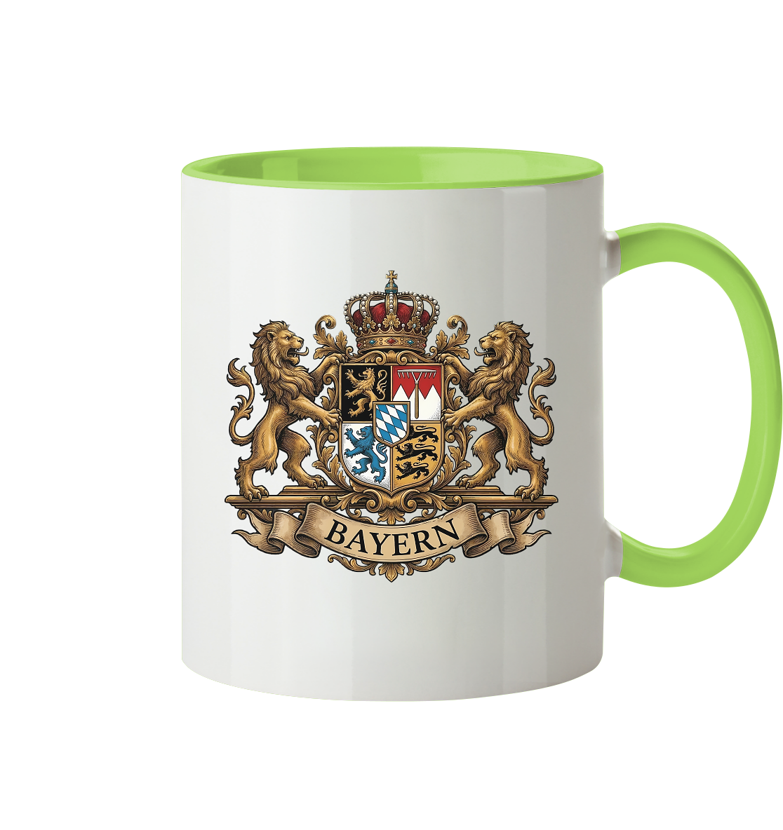 BAYERN - Tasse zweifarbig - BayrischerHumor