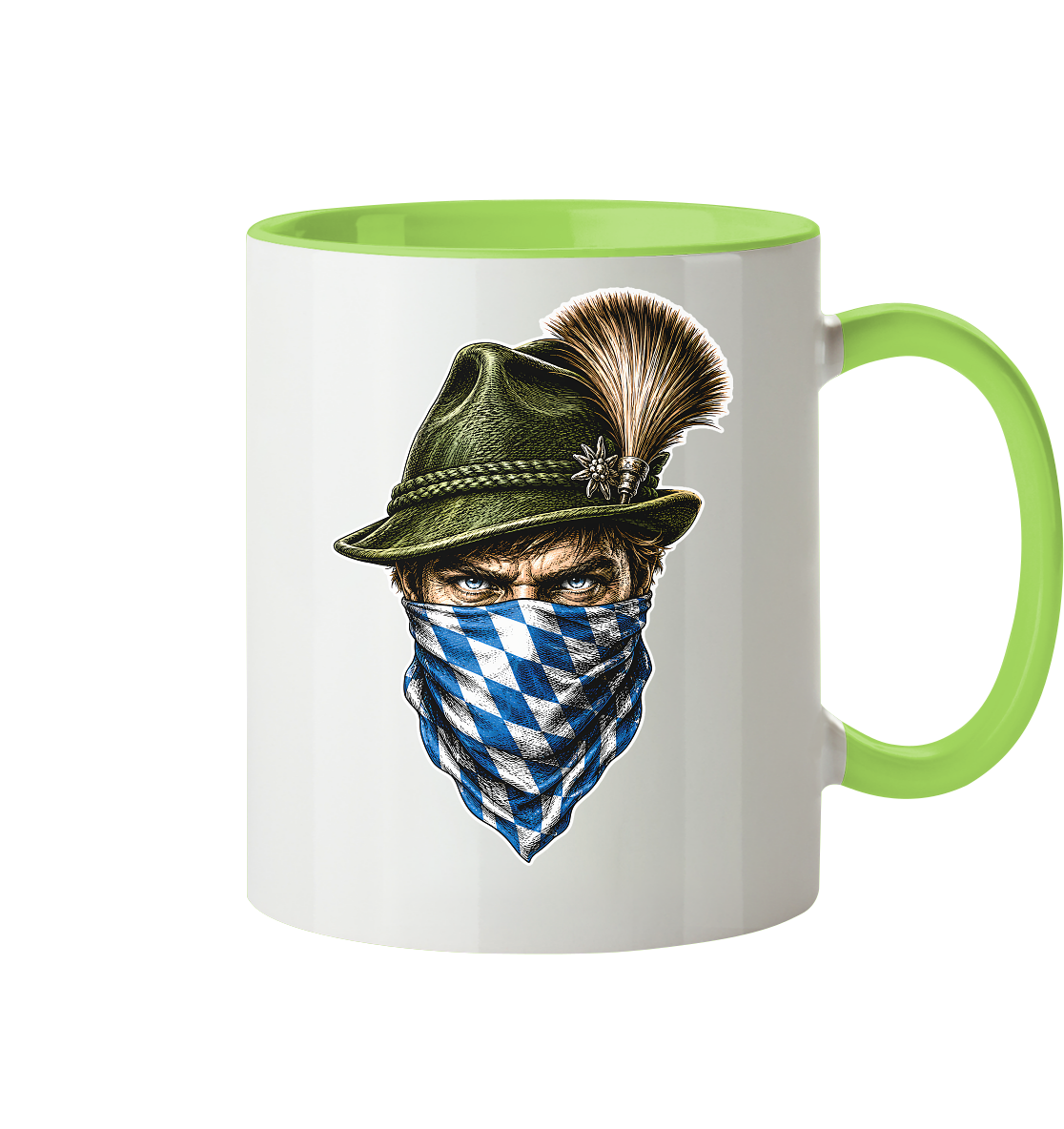 Bayerischer Bandit - Tasse zweifarbig