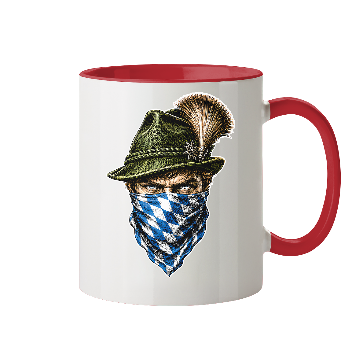 Bayerischer Bandit - Tasse zweifarbig
