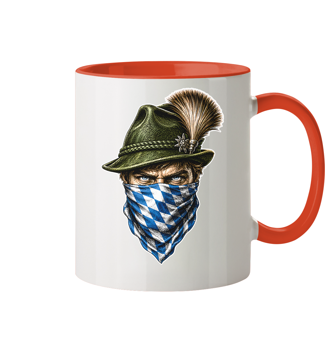 Bayerischer Bandit - Tasse zweifarbig