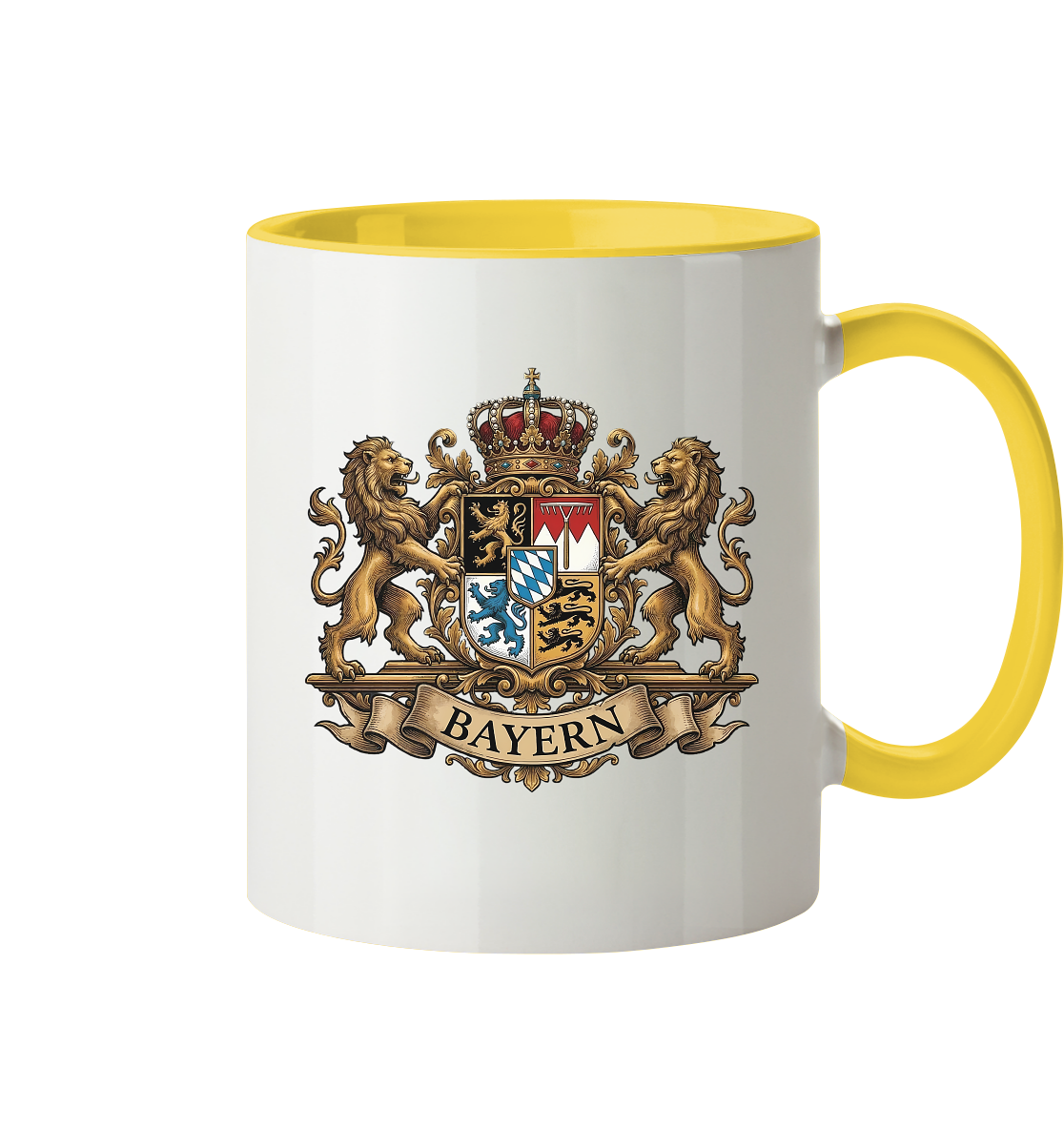 BAYERN - Tasse zweifarbig - BayrischerHumor