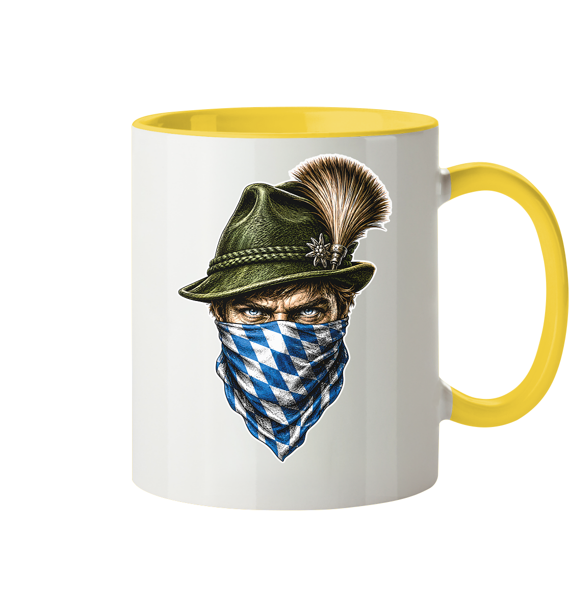 Bayerischer Bandit - Tasse zweifarbig