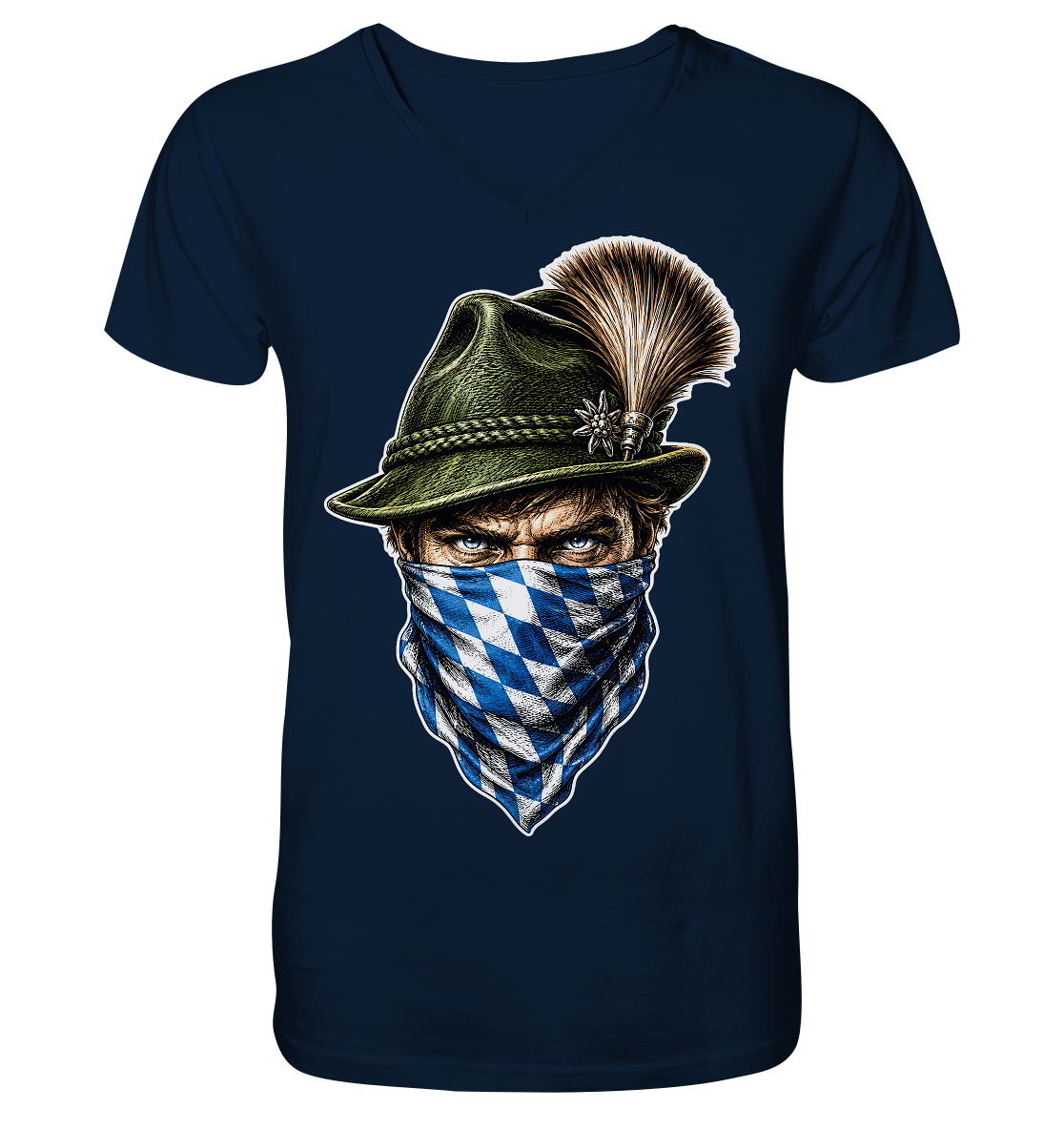 Bayerischer Bandit - V-Neck Shirt