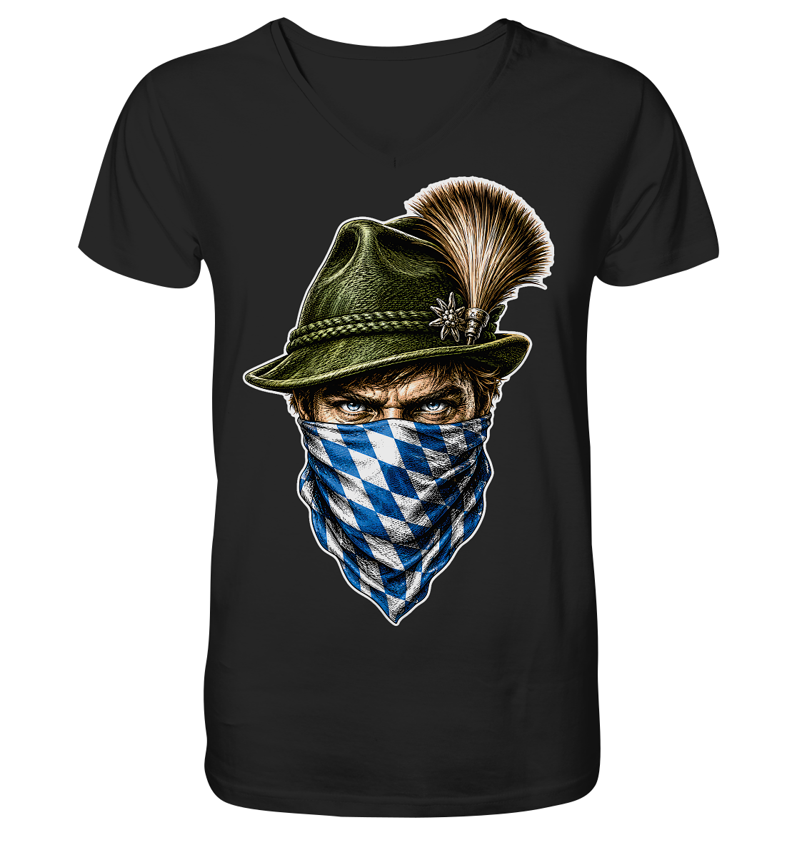 Bayerischer Bandit - V-Neck Shirt