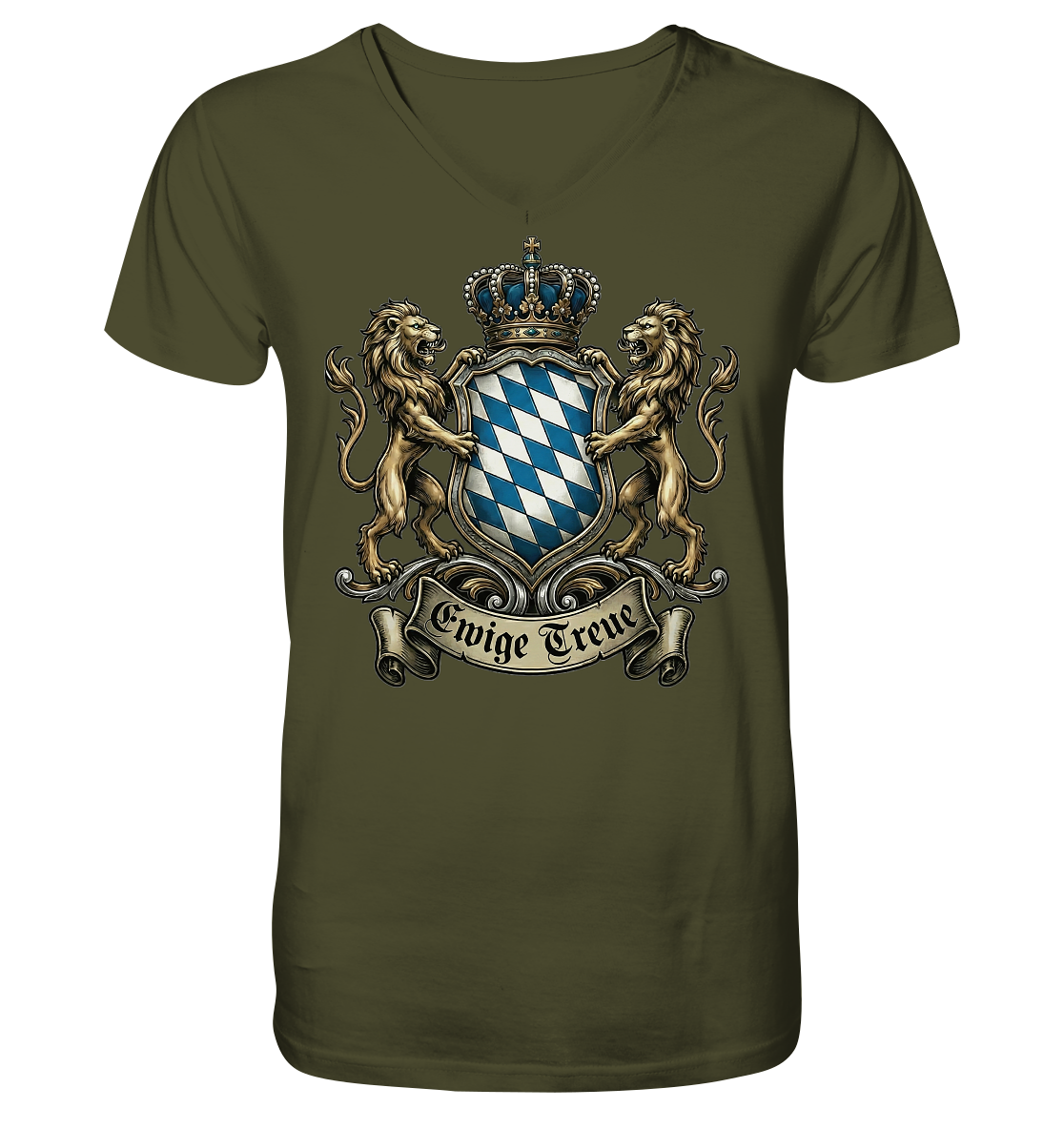 EWIGE TREUE - V-Neck Shirt - BayrischerHumor