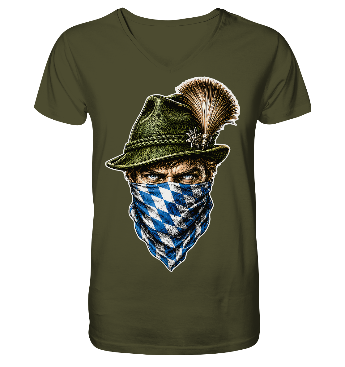 Bayerischer Bandit - V-Neck Shirt