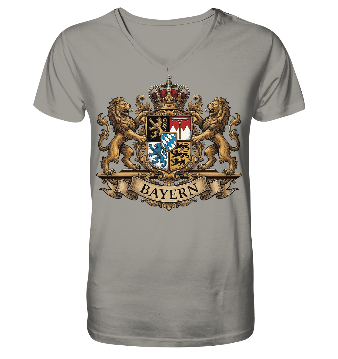 BAYERN - V-Neck Shirt - BayrischerHumor