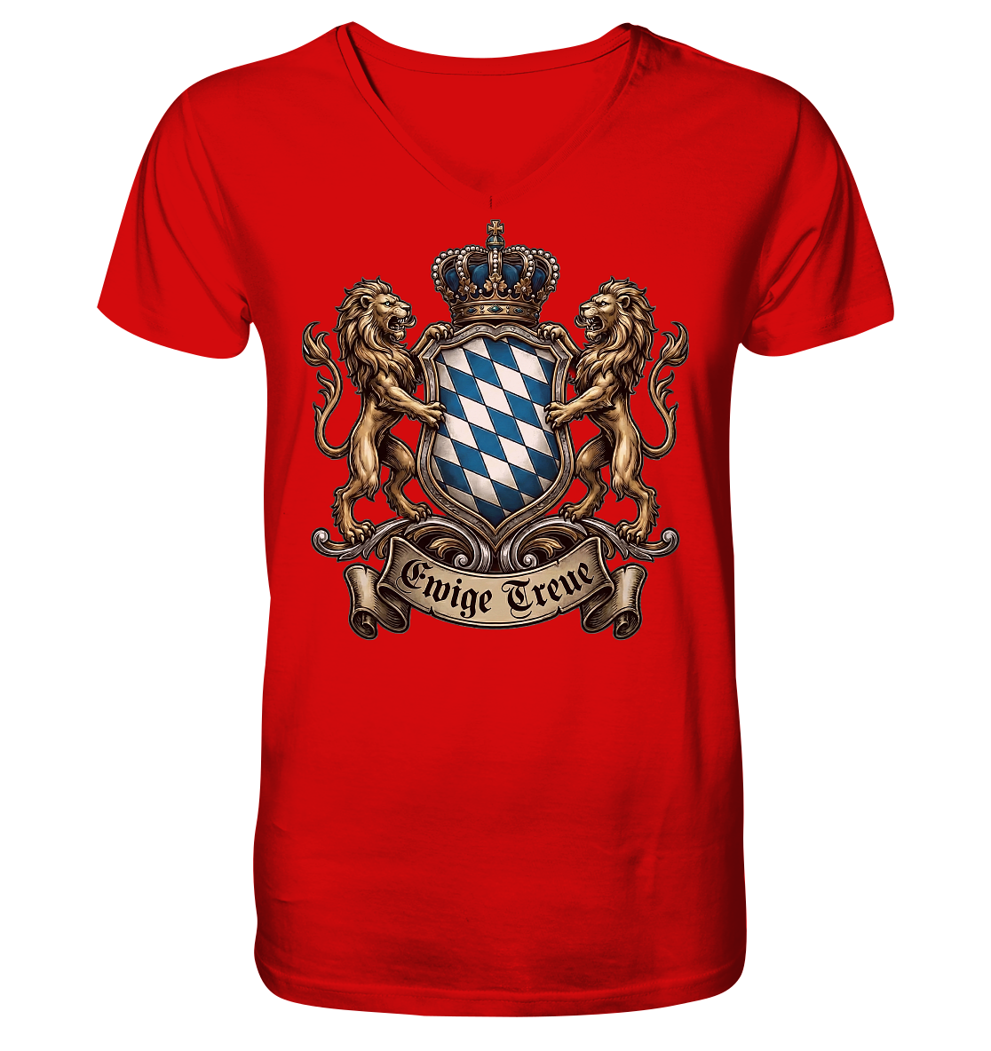 EWIGE TREUE - V-Neck Shirt - BayrischerHumor