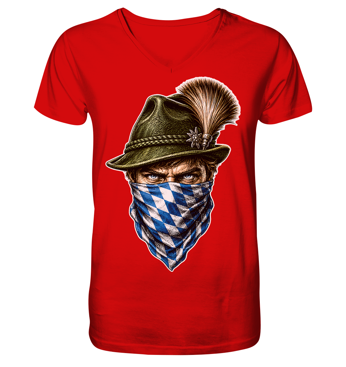 Bayerischer Bandit - V-Neck Shirt