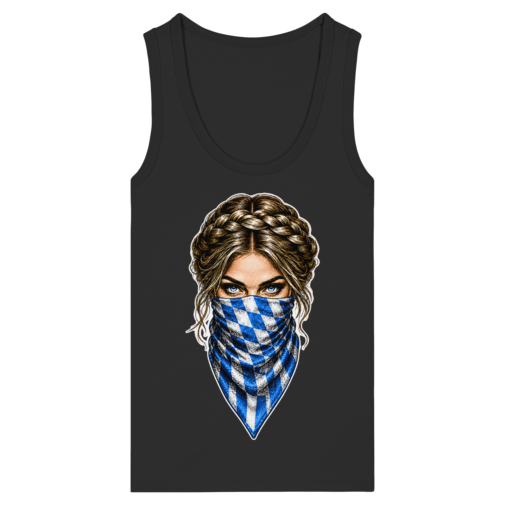 Bayerische Banditin - Womens Organic Fitted Tank Top