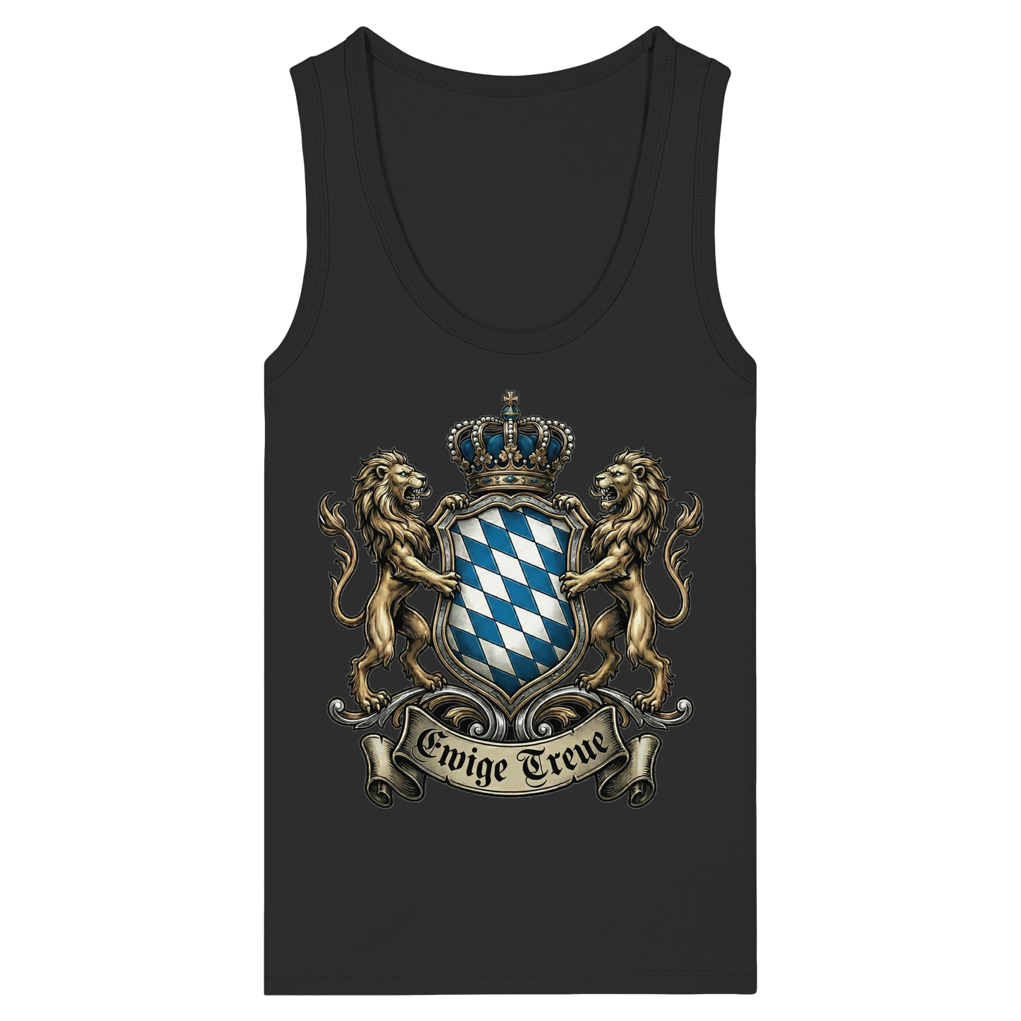 EWIGE TREUE - Womens Organic Fitted Tank Top - BayrischerHumor