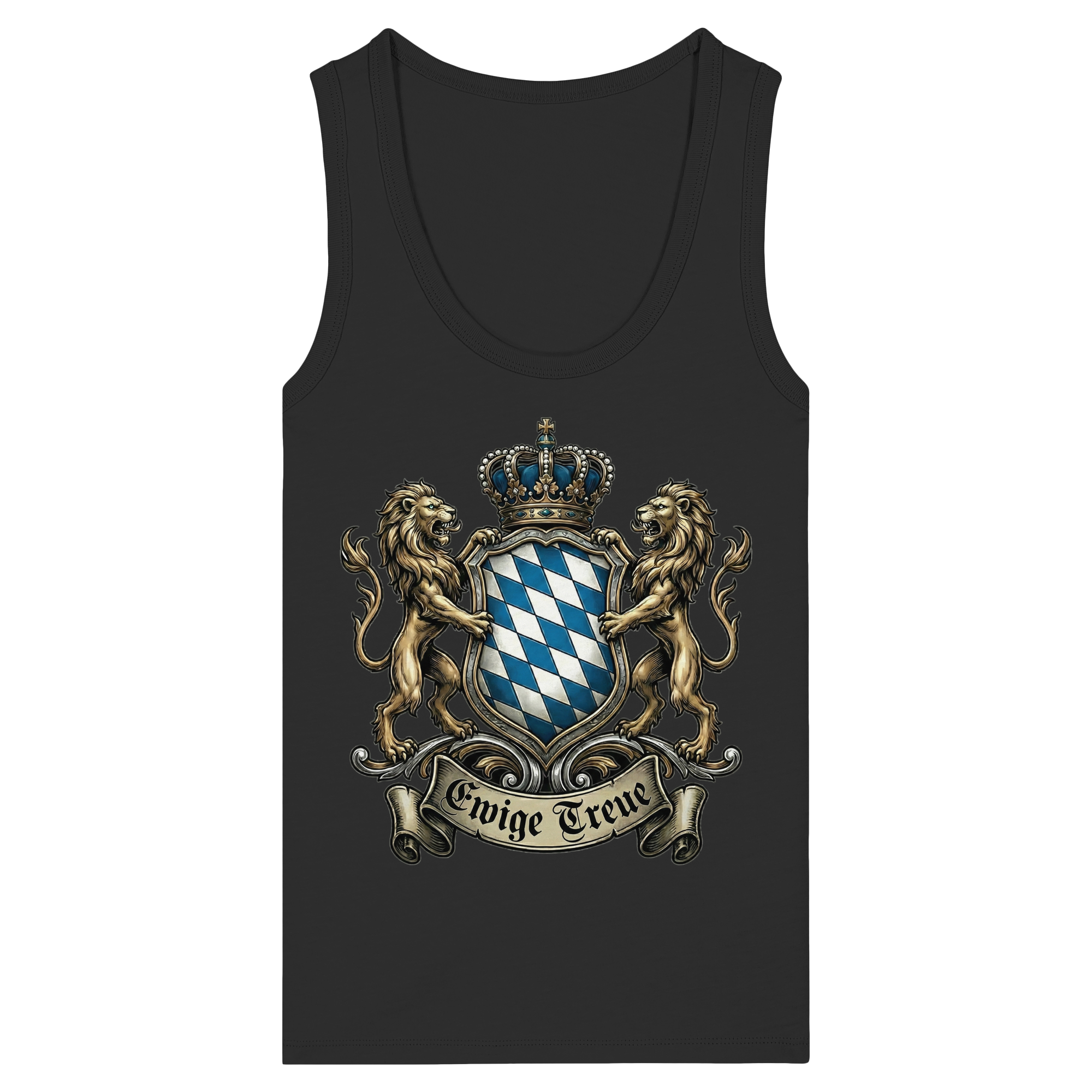EWIGE TREUE - Womens Organic Fitted Tank Top - BayrischerHumor