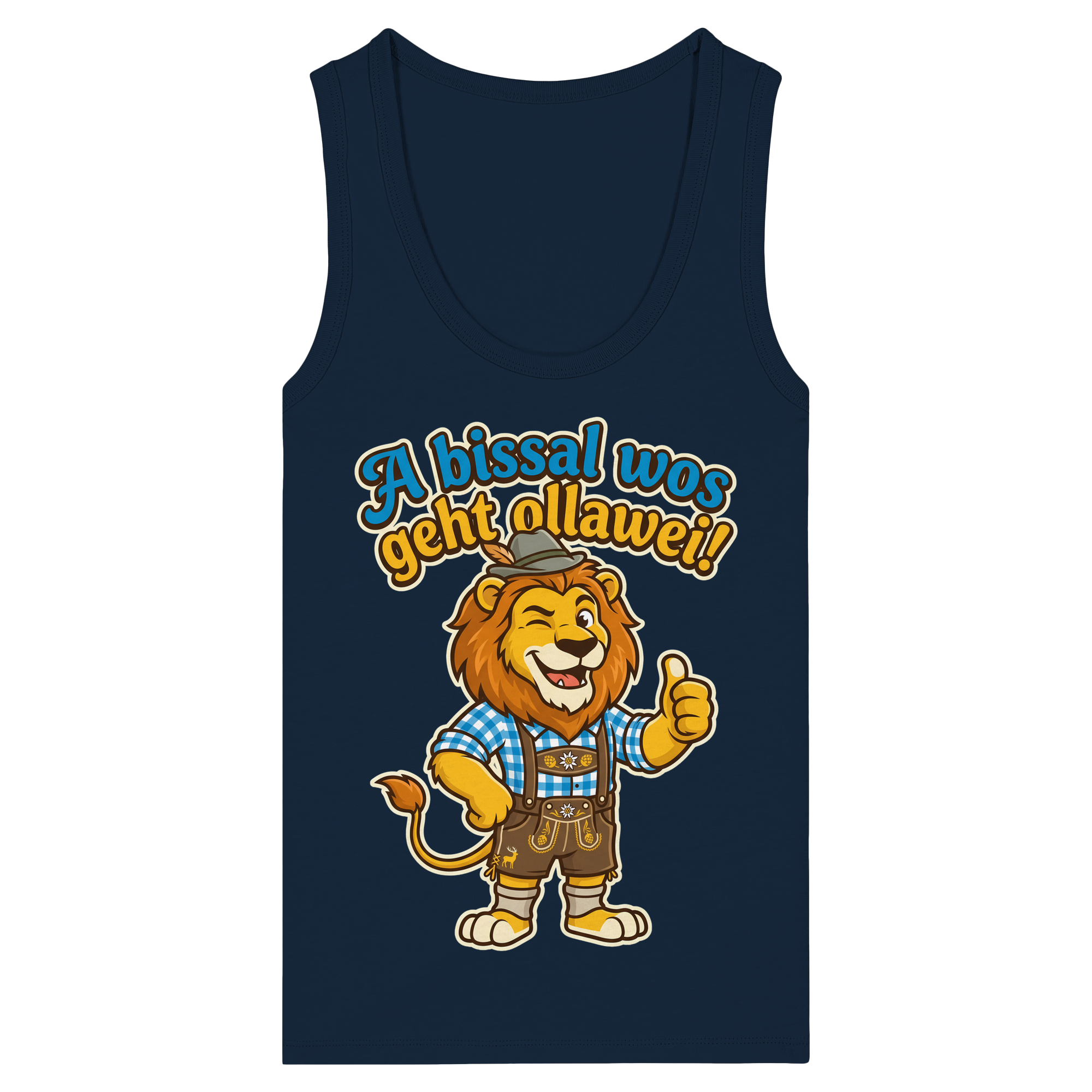 A BISSAL WOS GEHT OLLAWEI! - Womens Organic Fitted Tank Top